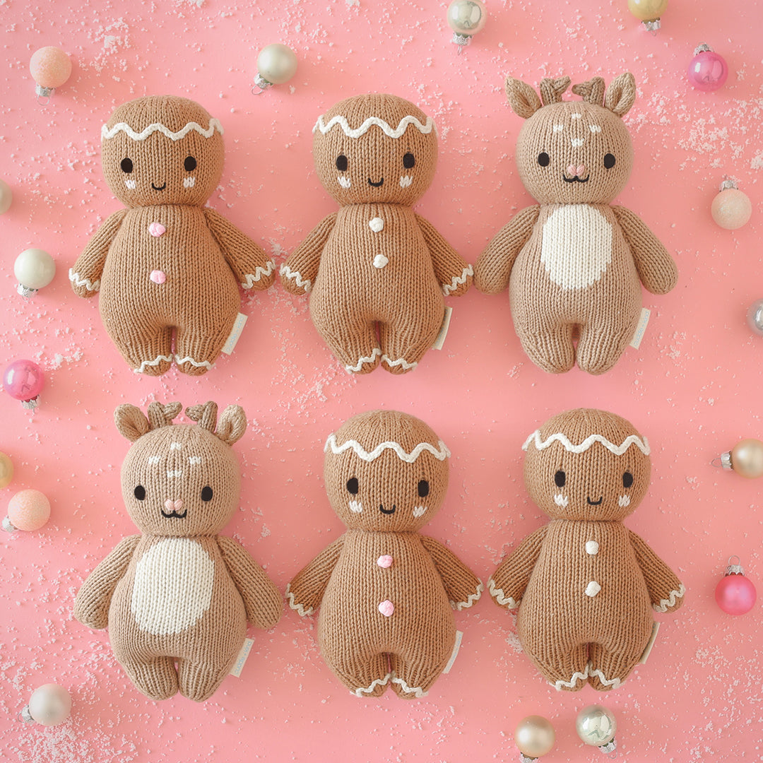 cuddle + kind baby gingerbread - icing white