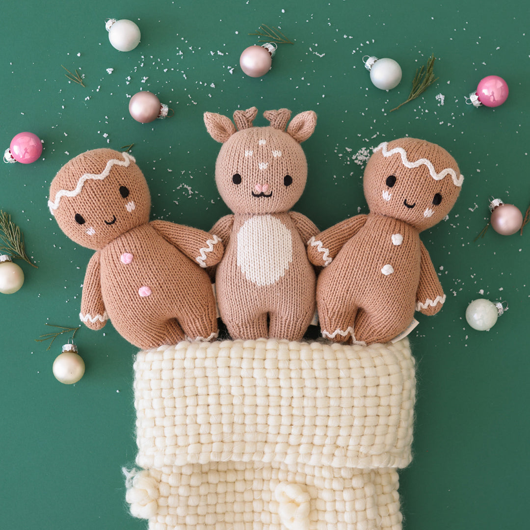 cuddle + kind baby gingerbread - icing white