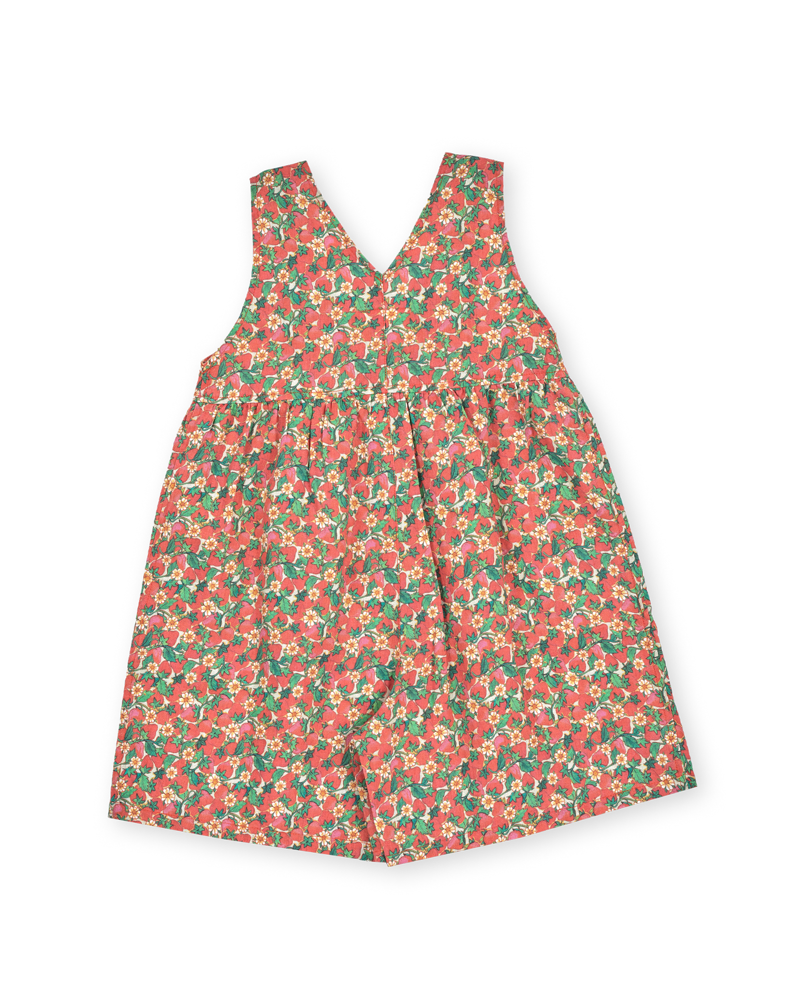 goldie + ace sara strawberry shortalls