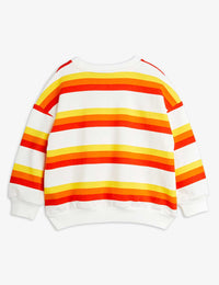 mini rodini stripe aop sweatshirt - red