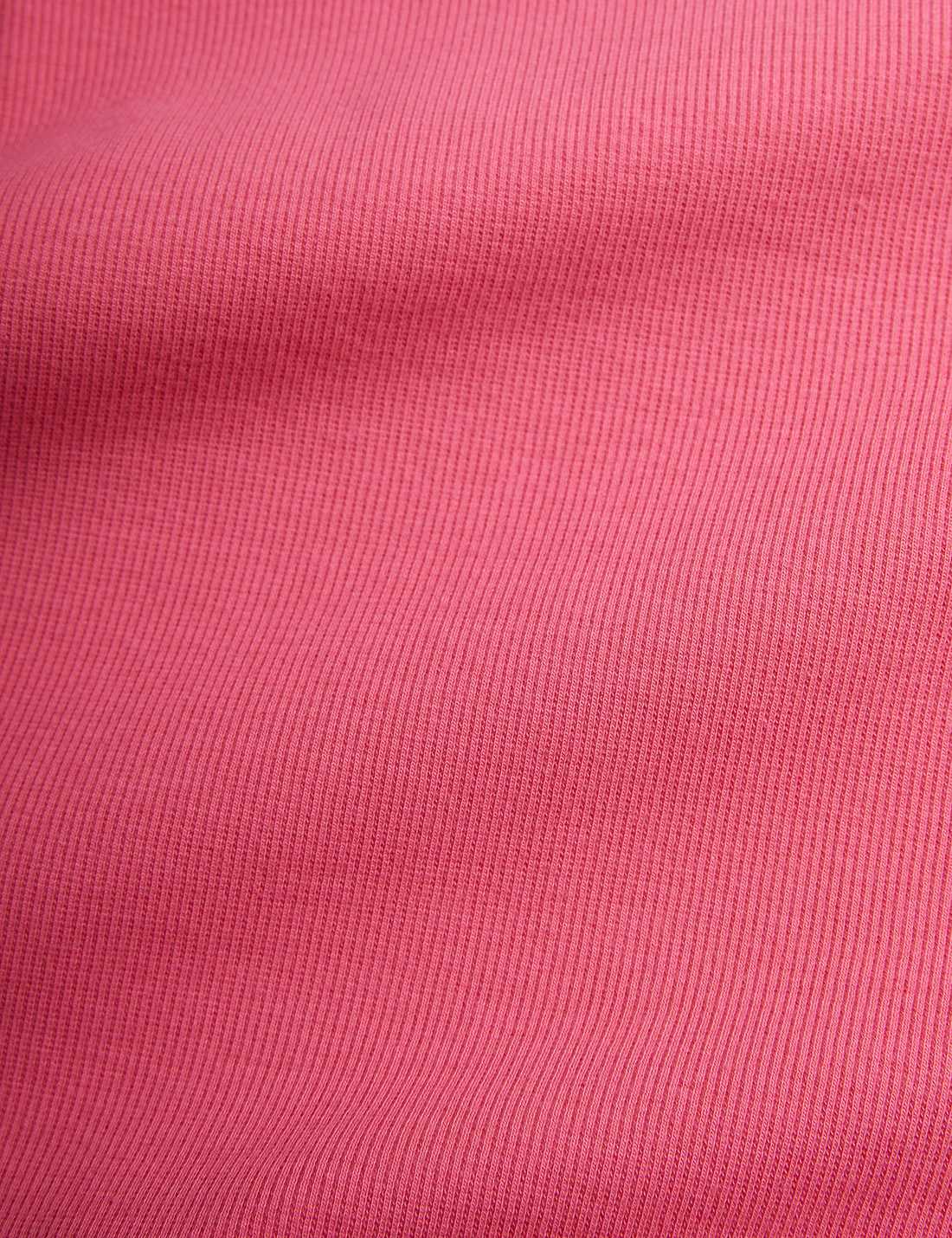 mini rodini solid rib leggings - pink