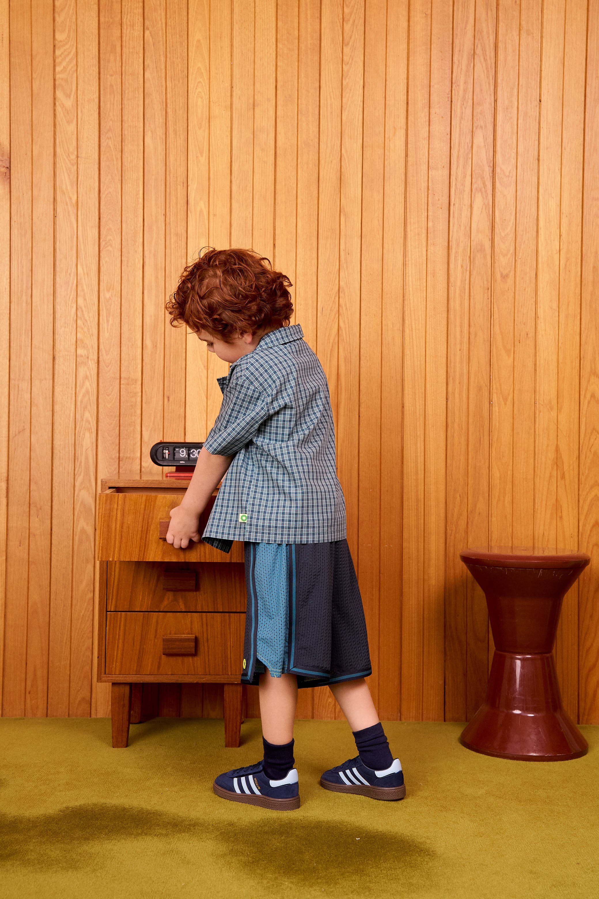 cubby frankie shirt - stormy check