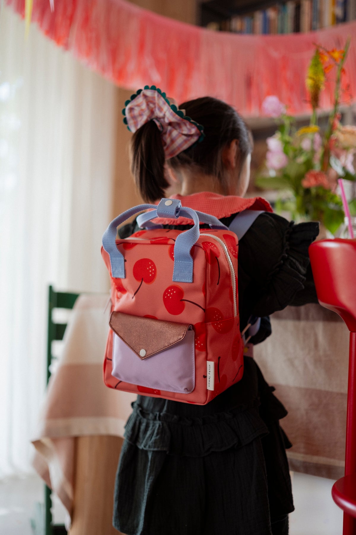 sticky lemon small backpack - sticky memories / special edition - cherries (pre order)