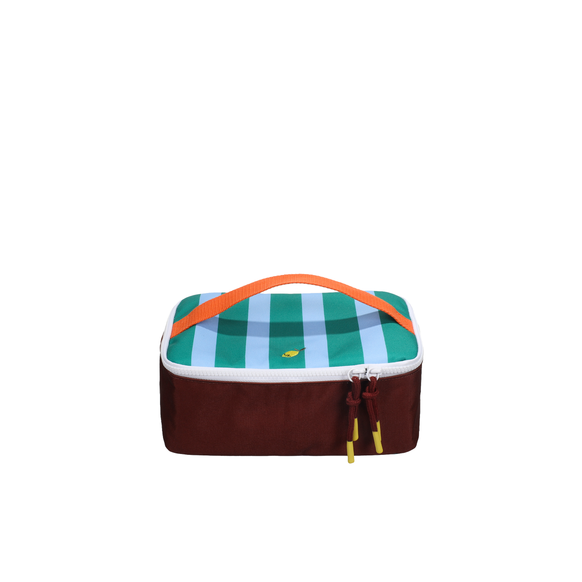 sticky lemon cooler bag - sticky memories / stripes + grass green (pre order)