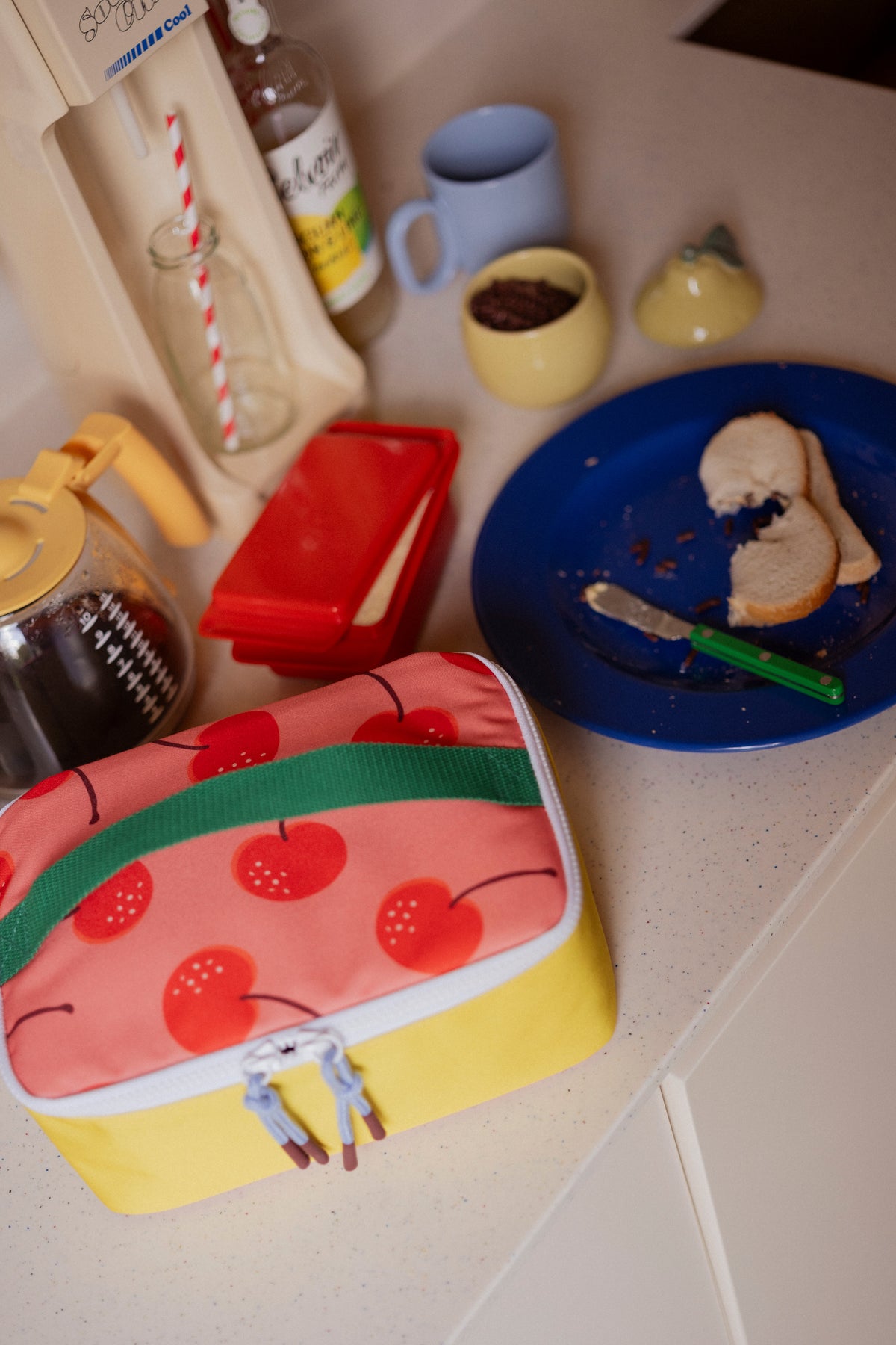 sticky lemon cooler bag - sticky memories / cherries (pre order)