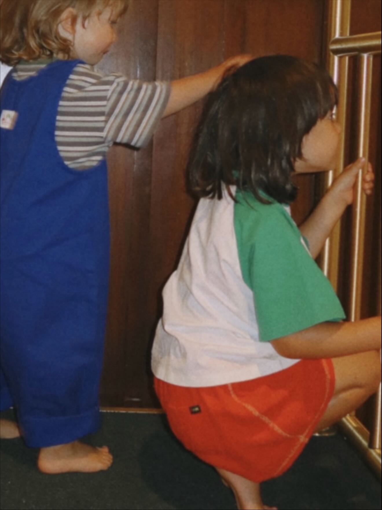 mam terry stitch shorts - mars red - pre order