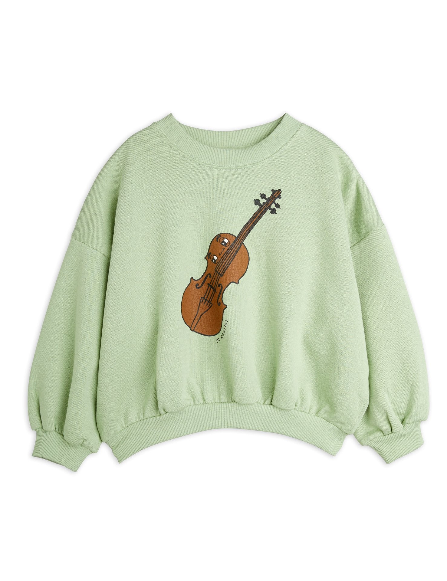 mini rodini violin sp sweatshirt - green