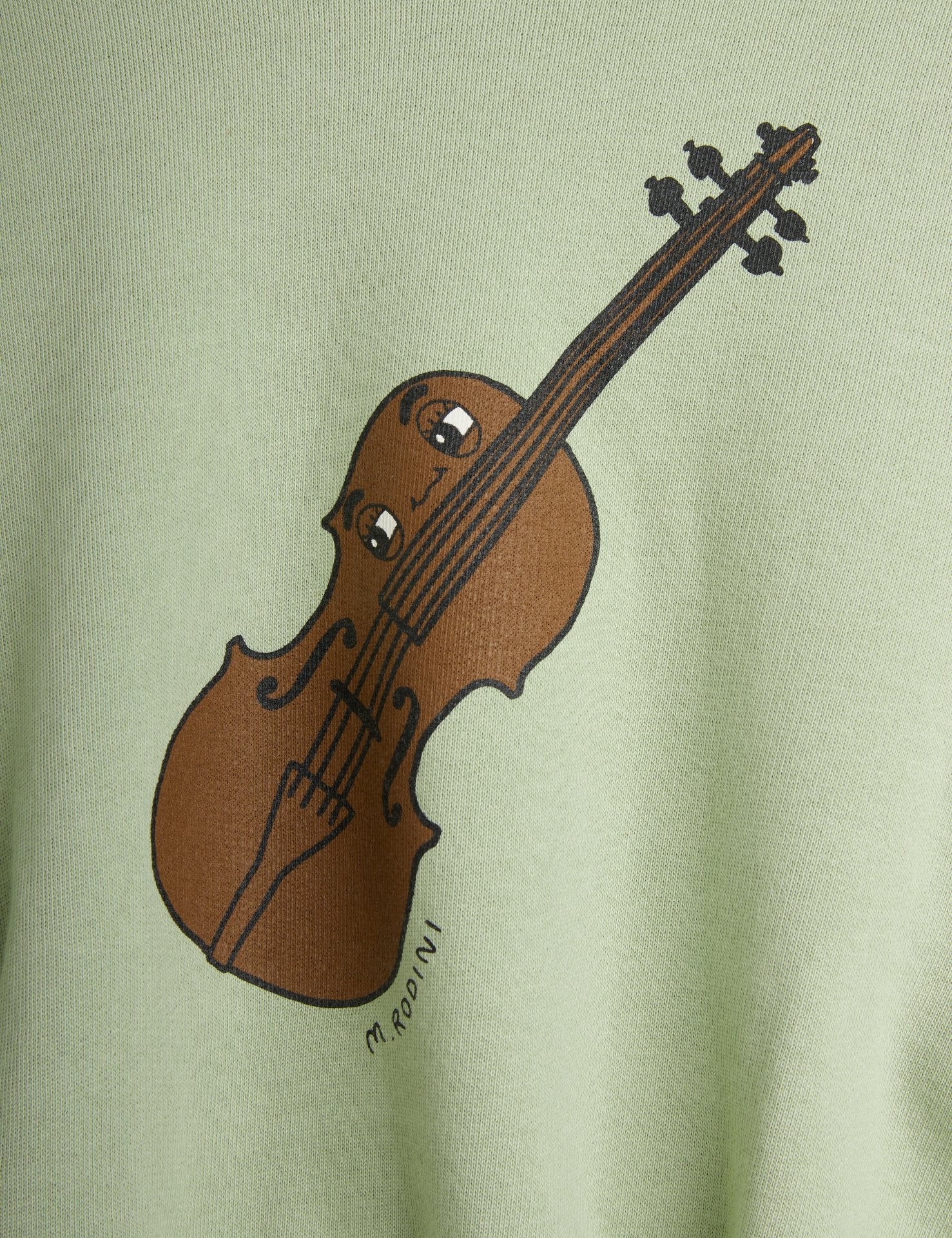 mini rodini violin sp sweatshirt - green