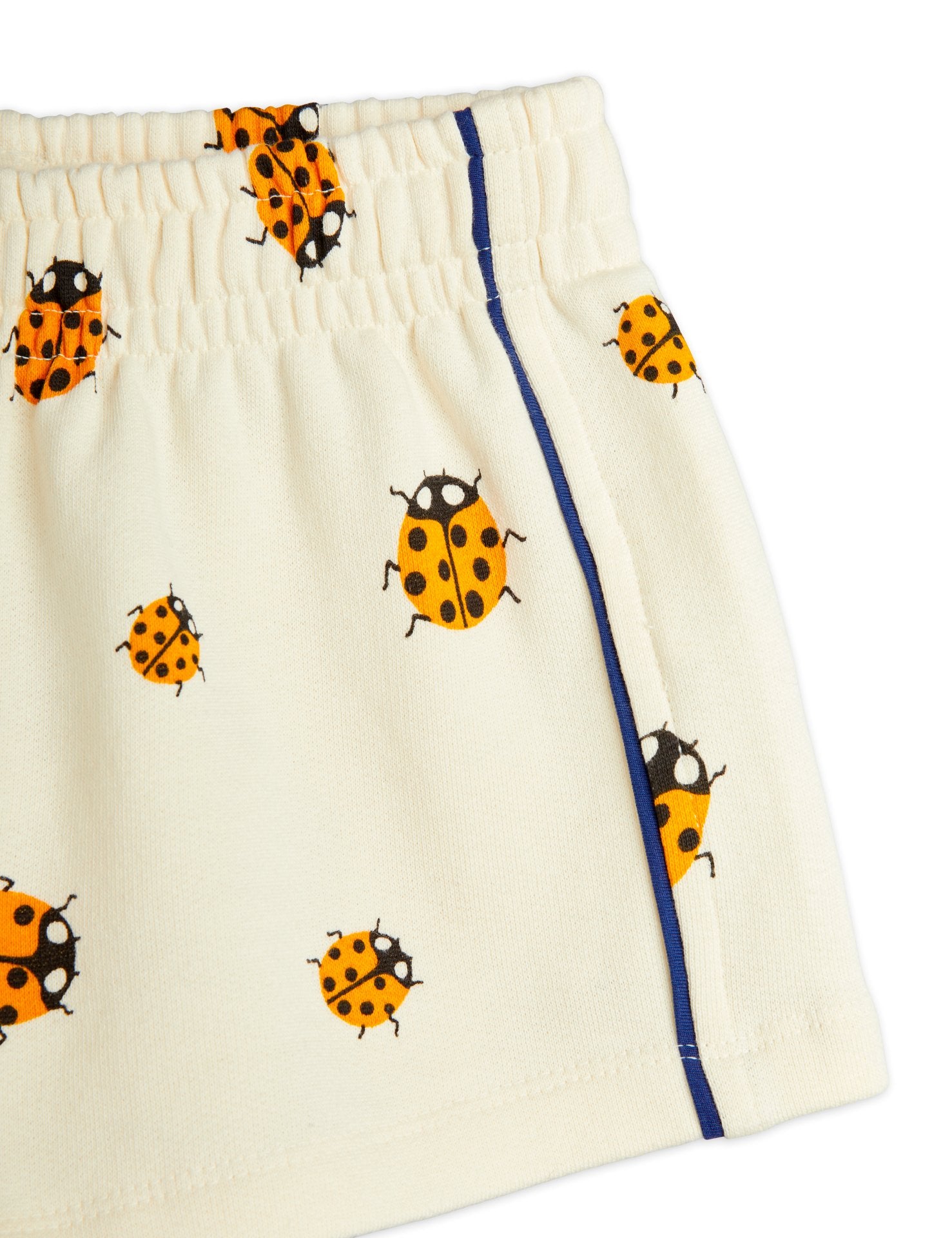 mini rodini ladybug aop sweatshorts - offwhite