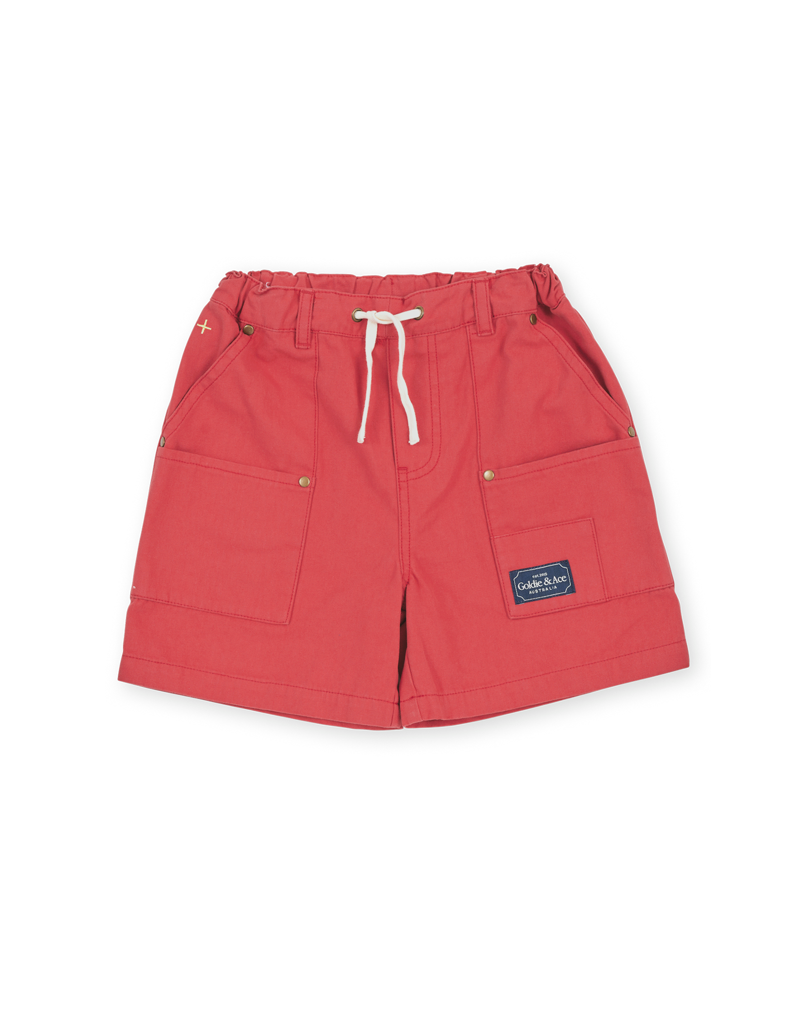 goldie + ace carpenter shorts - red