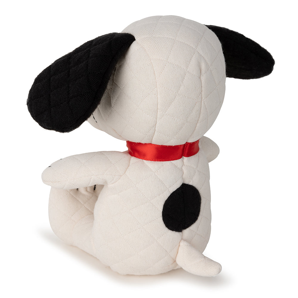 snoopy quilted jersey in giftbox - cream