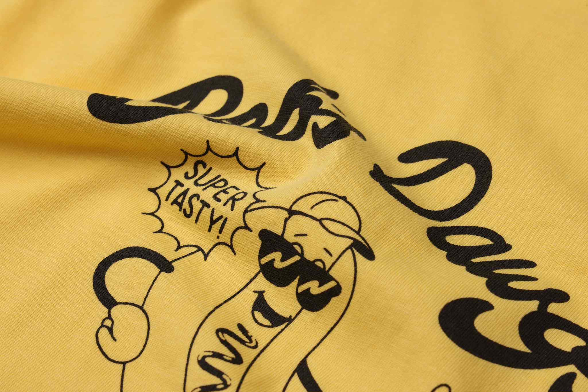 bbobbie dawgs tee - yellow with black