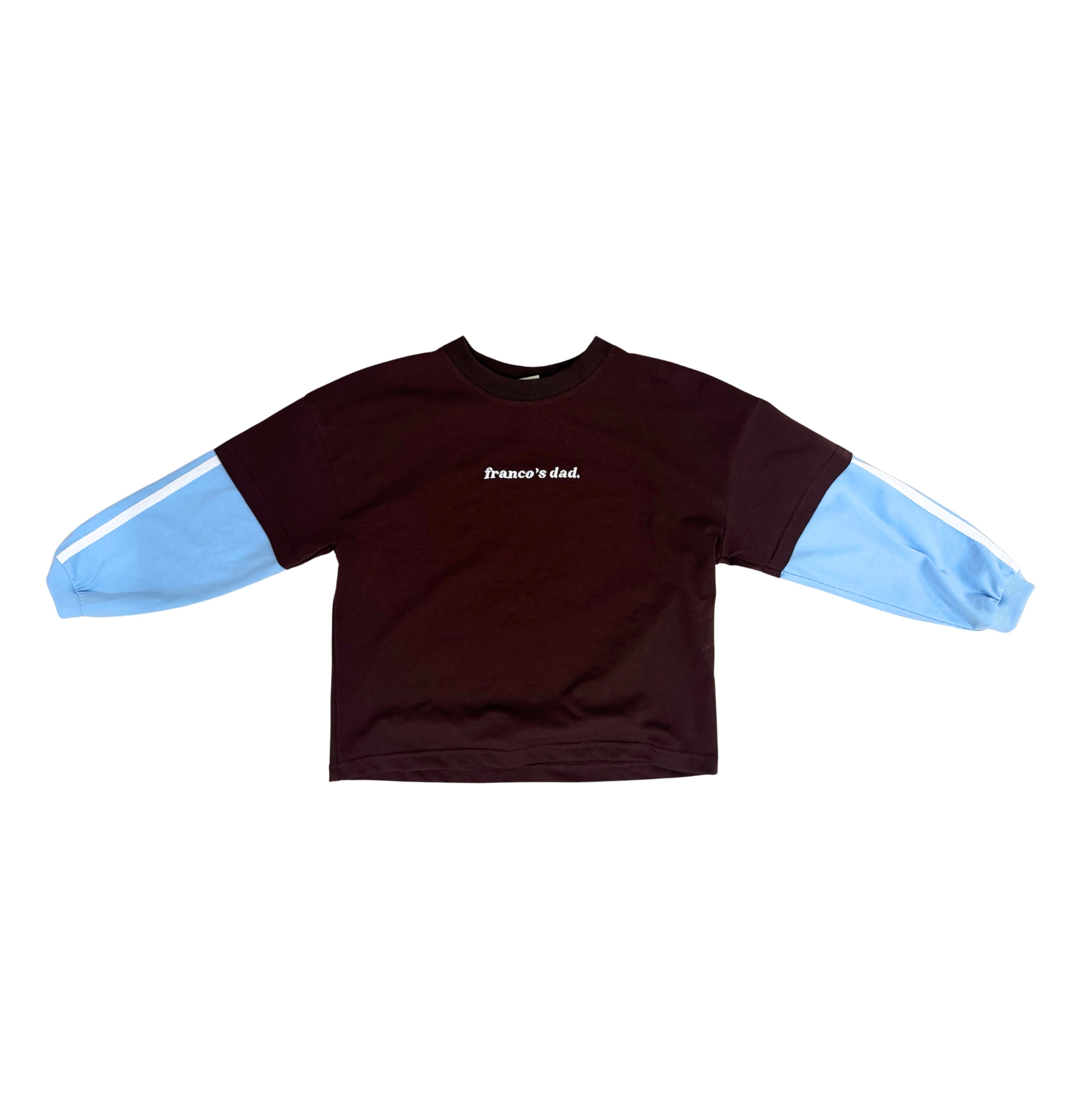 franco's dad lenny double layer ls tee