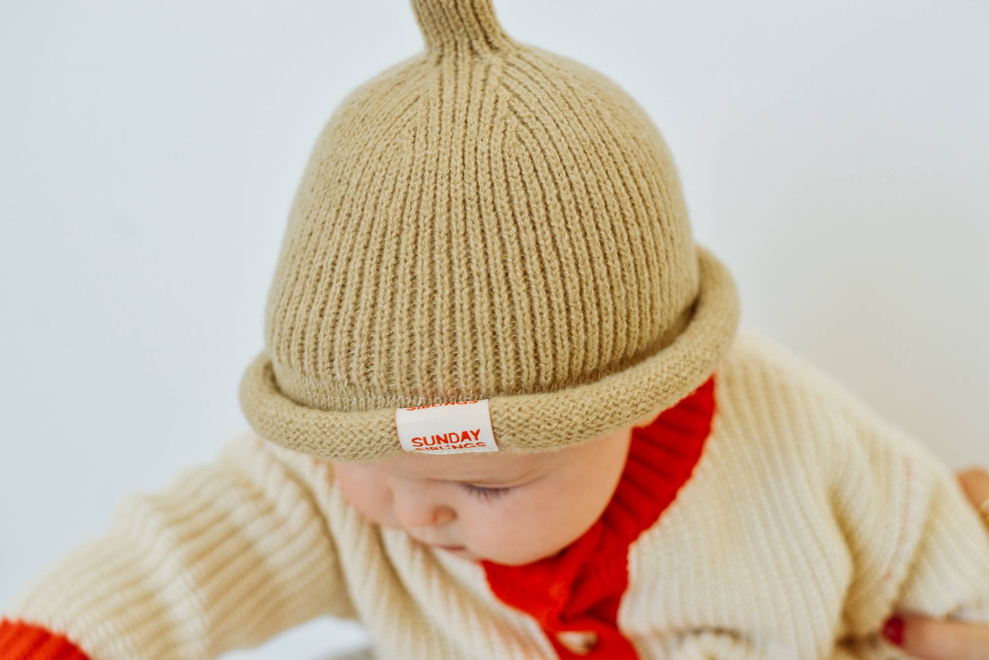 sunday siblings teepee beanie - cream - PRE ORDER