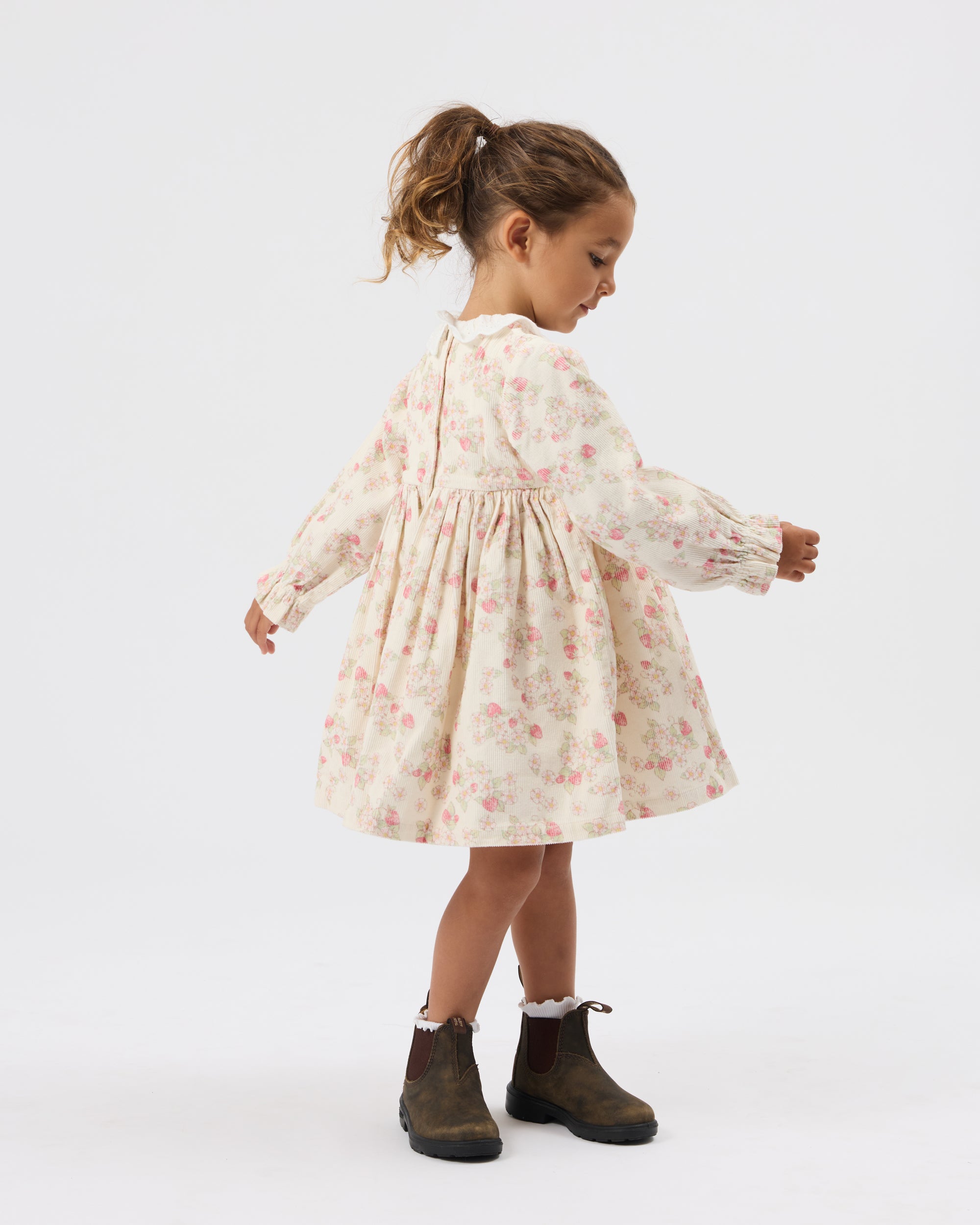 goldie + ace strawberry fields shirt dress