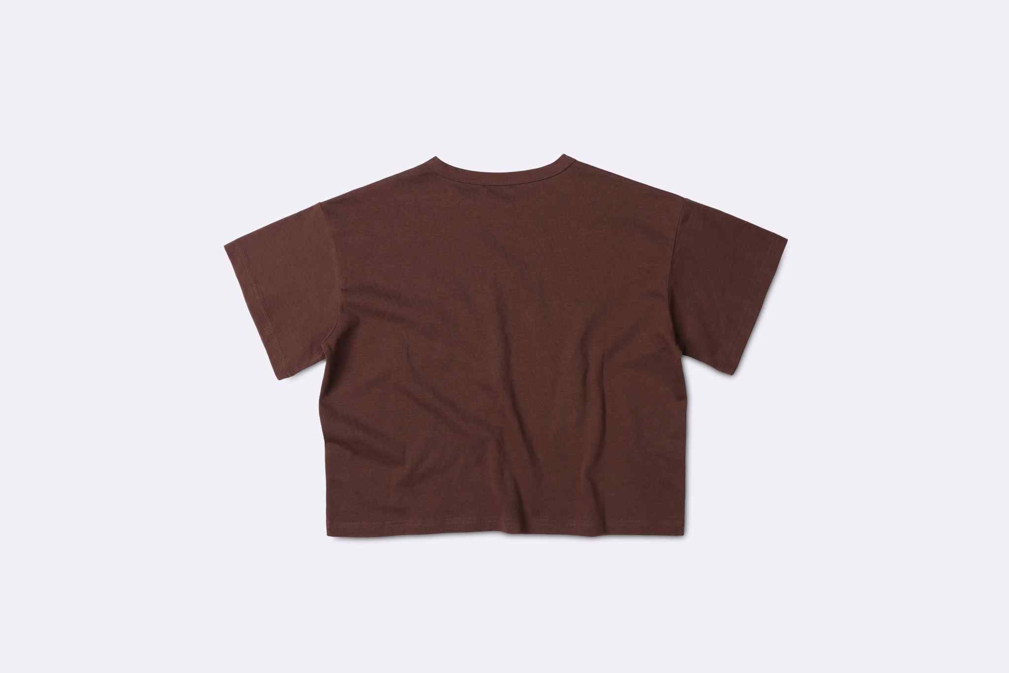 bbobbie mmm tee - brown with red