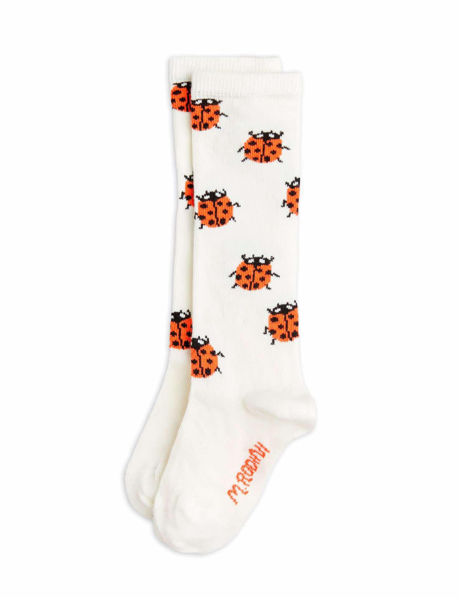 mini rodini ladybug knee high socks