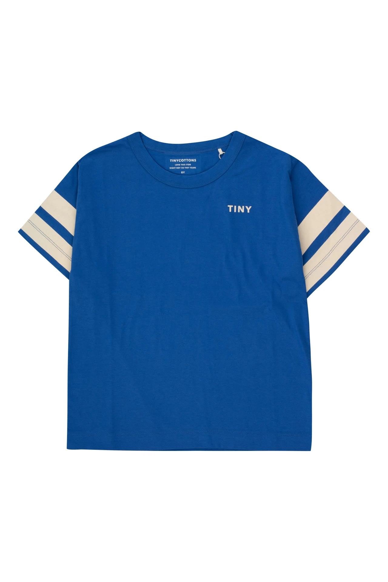 tiny cottons stripes tee - ultramarine