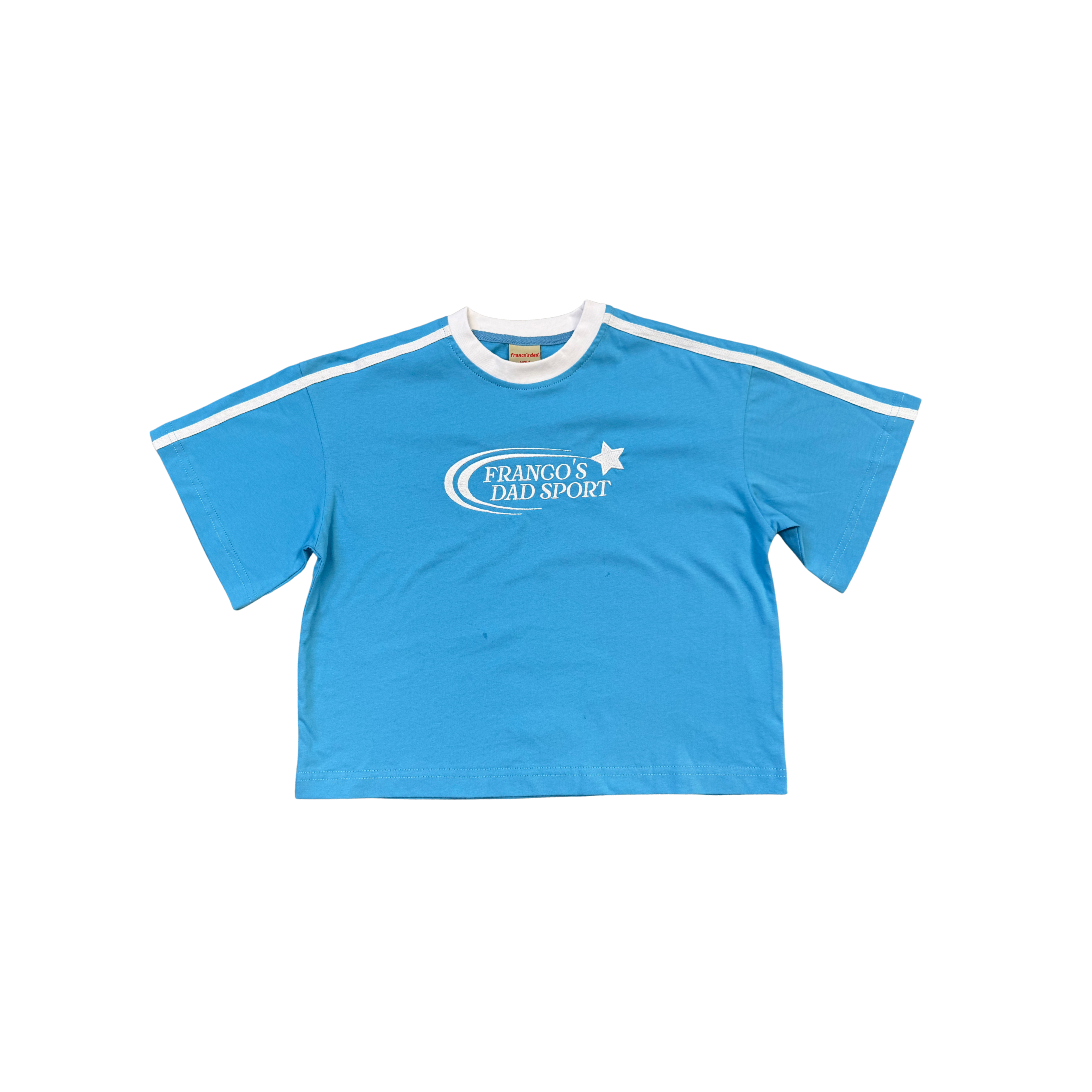franco's dad blue sports tee
