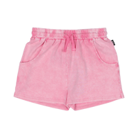 rock your baby pink grunge shorts