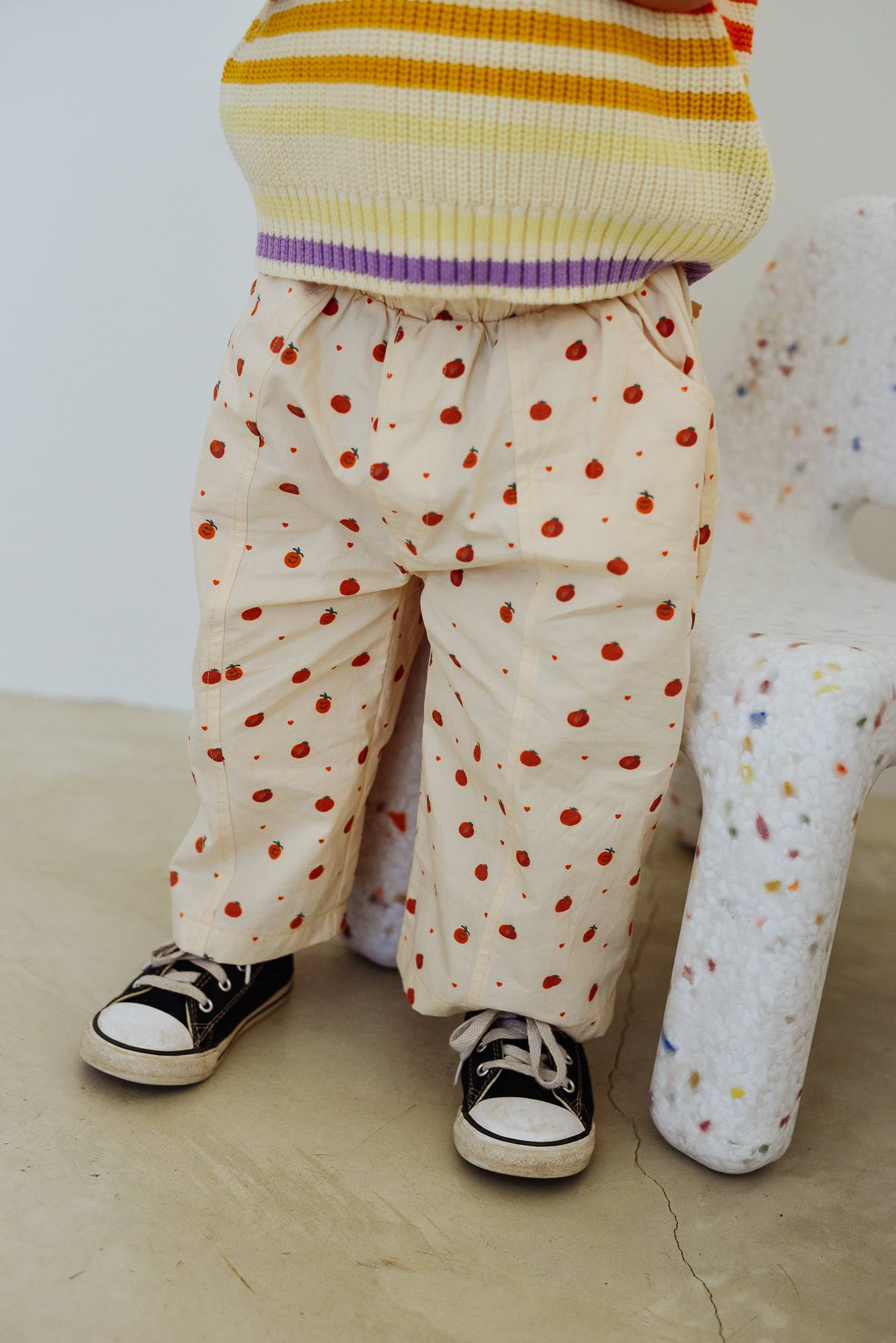 sunday siblings happy tomato pants - red - PRE ORDER