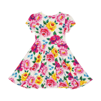 rock your baby chintz waisted dress