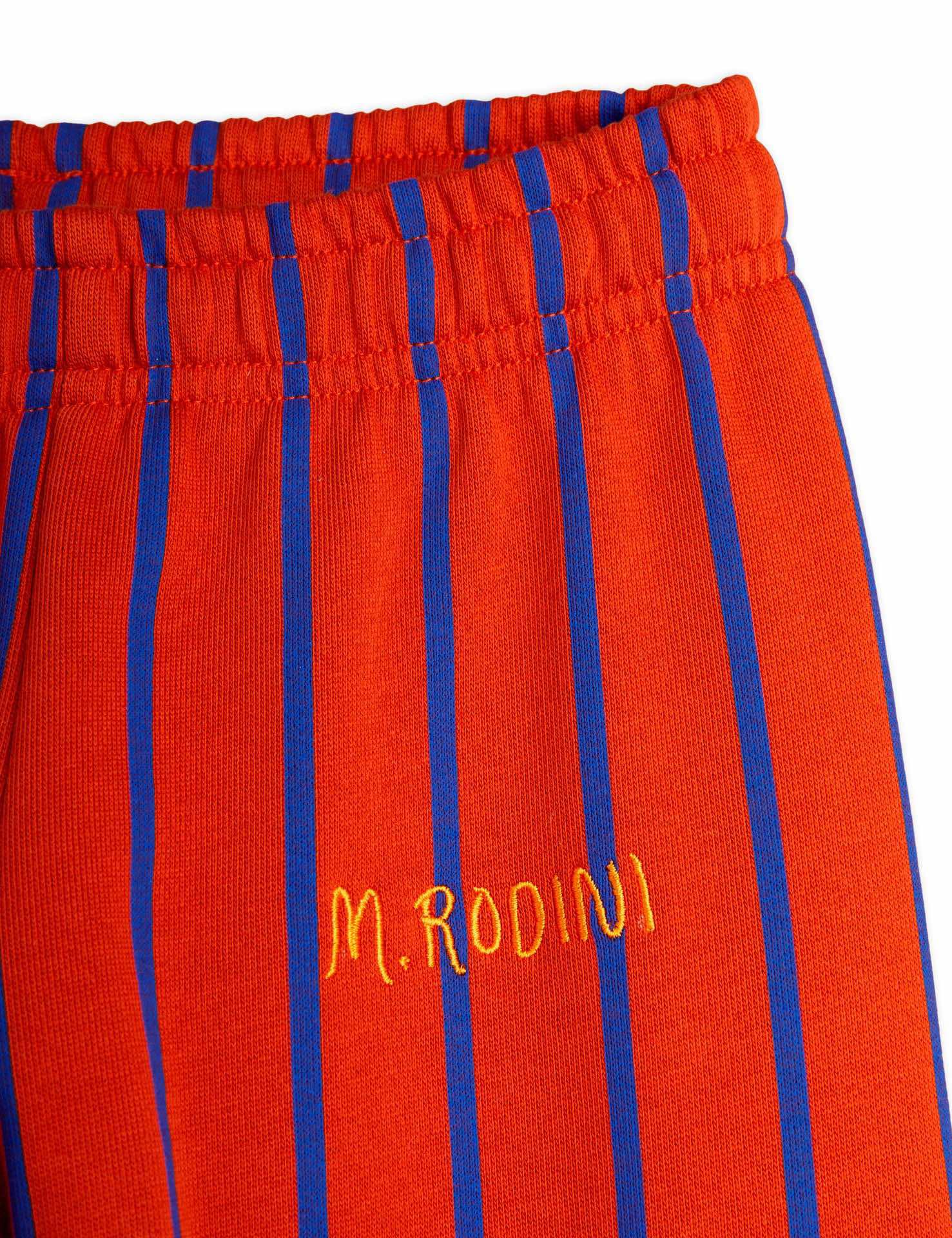 mini rodini vertical stripe aop sweatpants