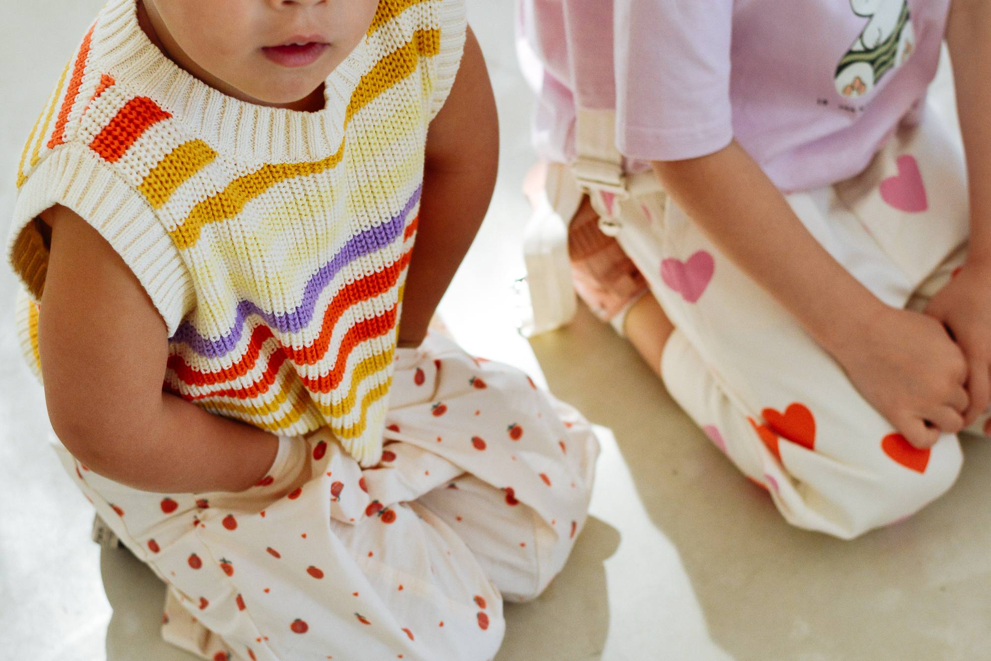 sunday siblings art club knit vest