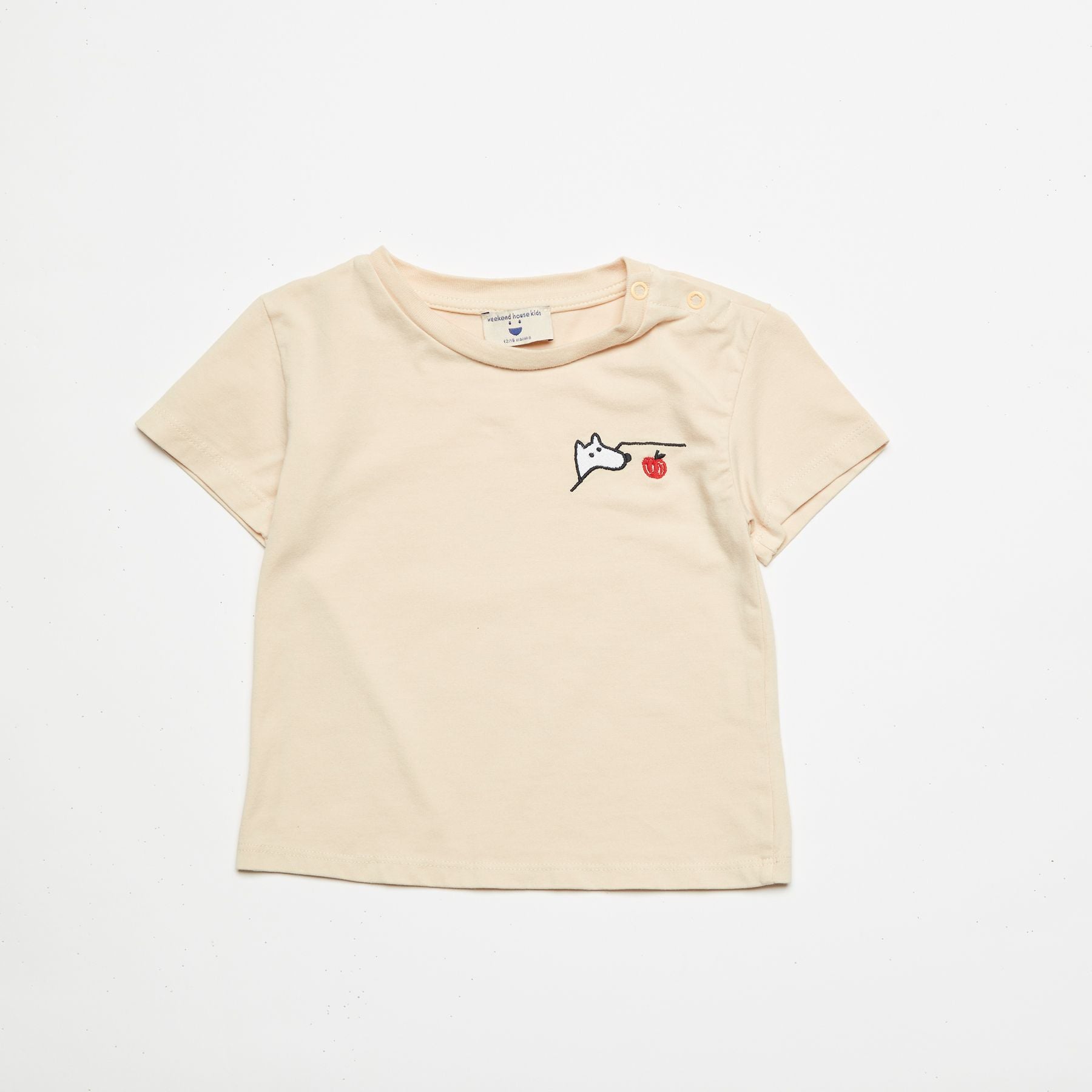 weekend house kids things i like baby t-shirt - sand