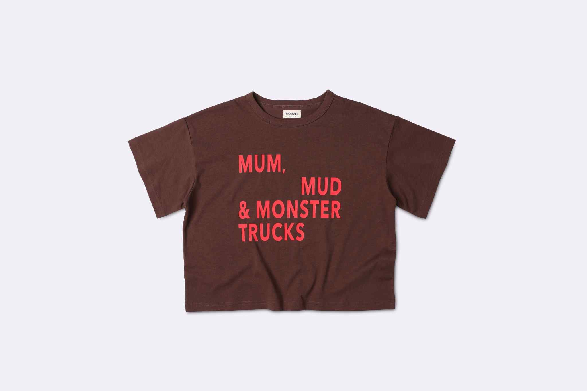 bbobbie mmm tee - brown with red
