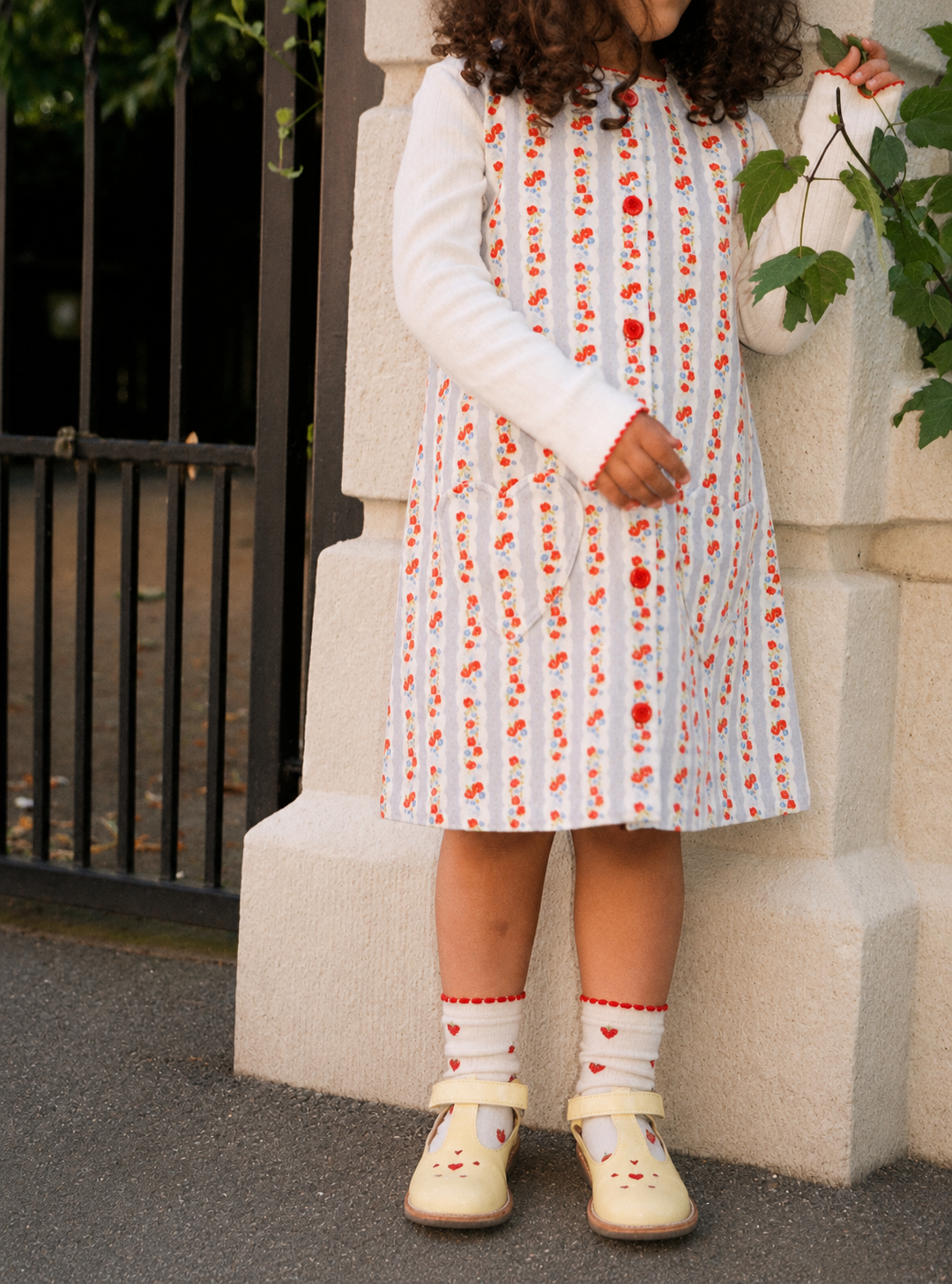 flöss aria dress - blue air rose (pre order)