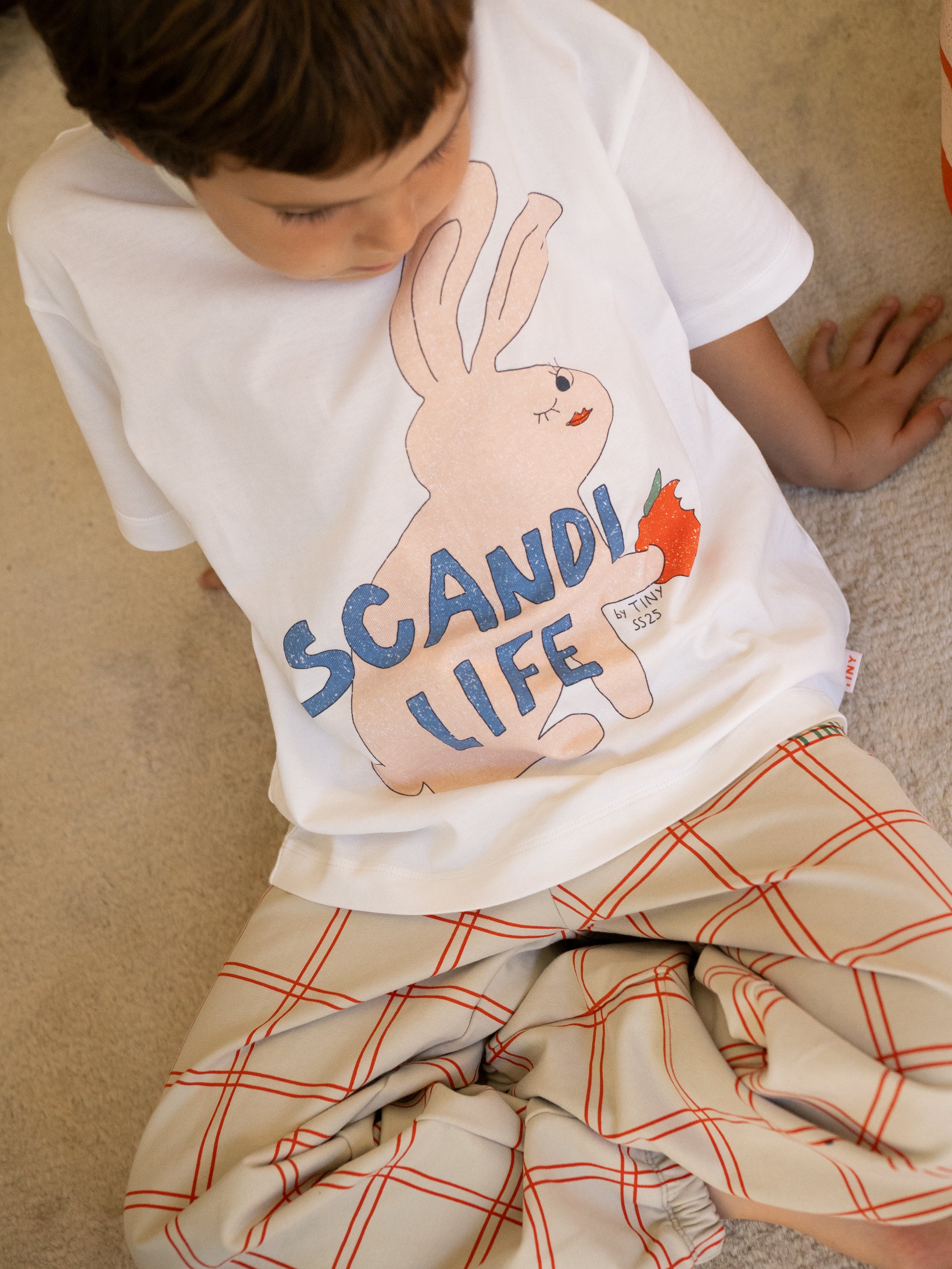 tiny cottons scandi life graphic tee - offwhite