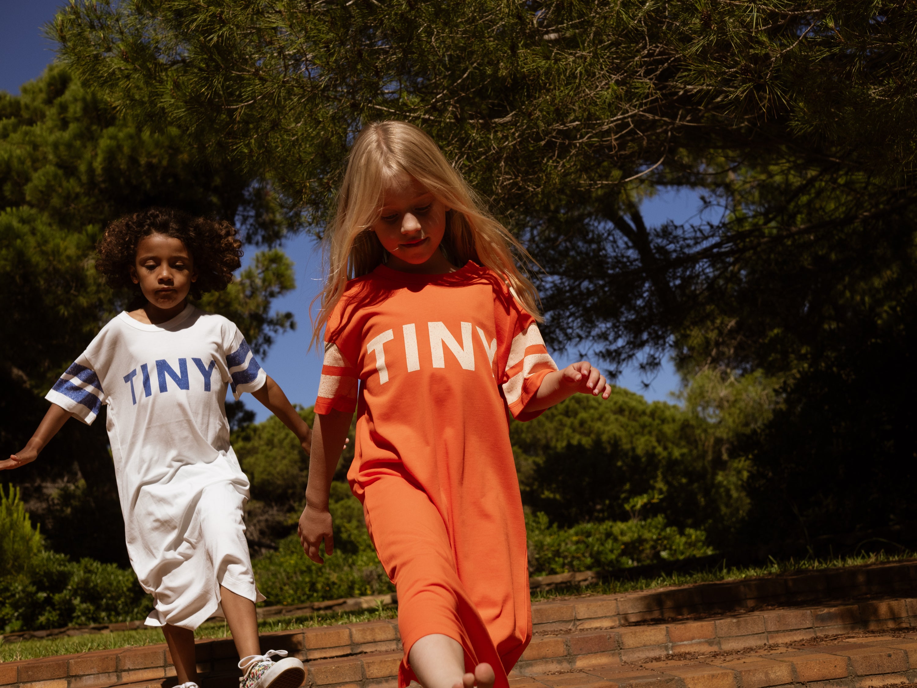 tiny cottons stripes dress - summer red