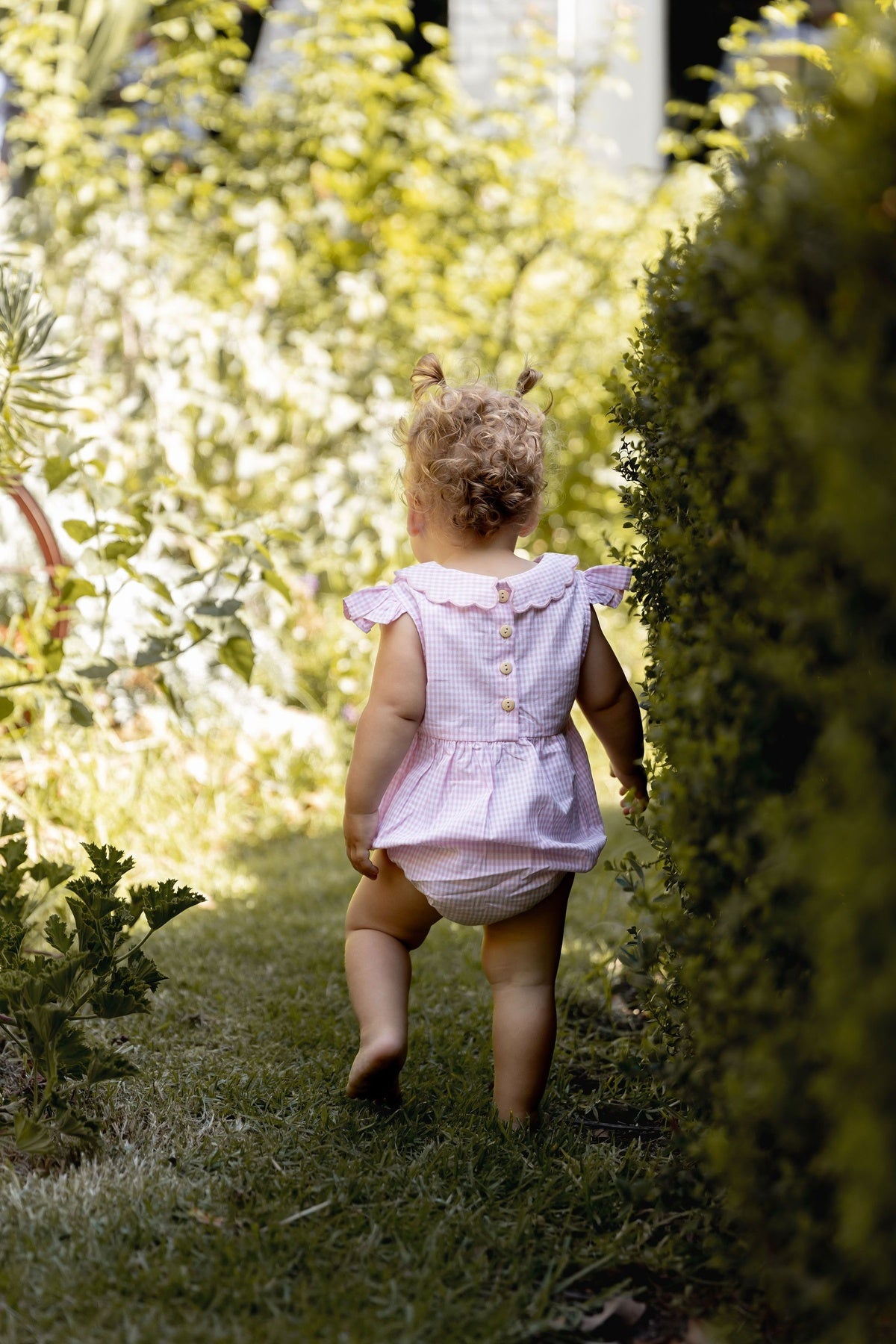 alex & ant nora playsuit - pink gingham