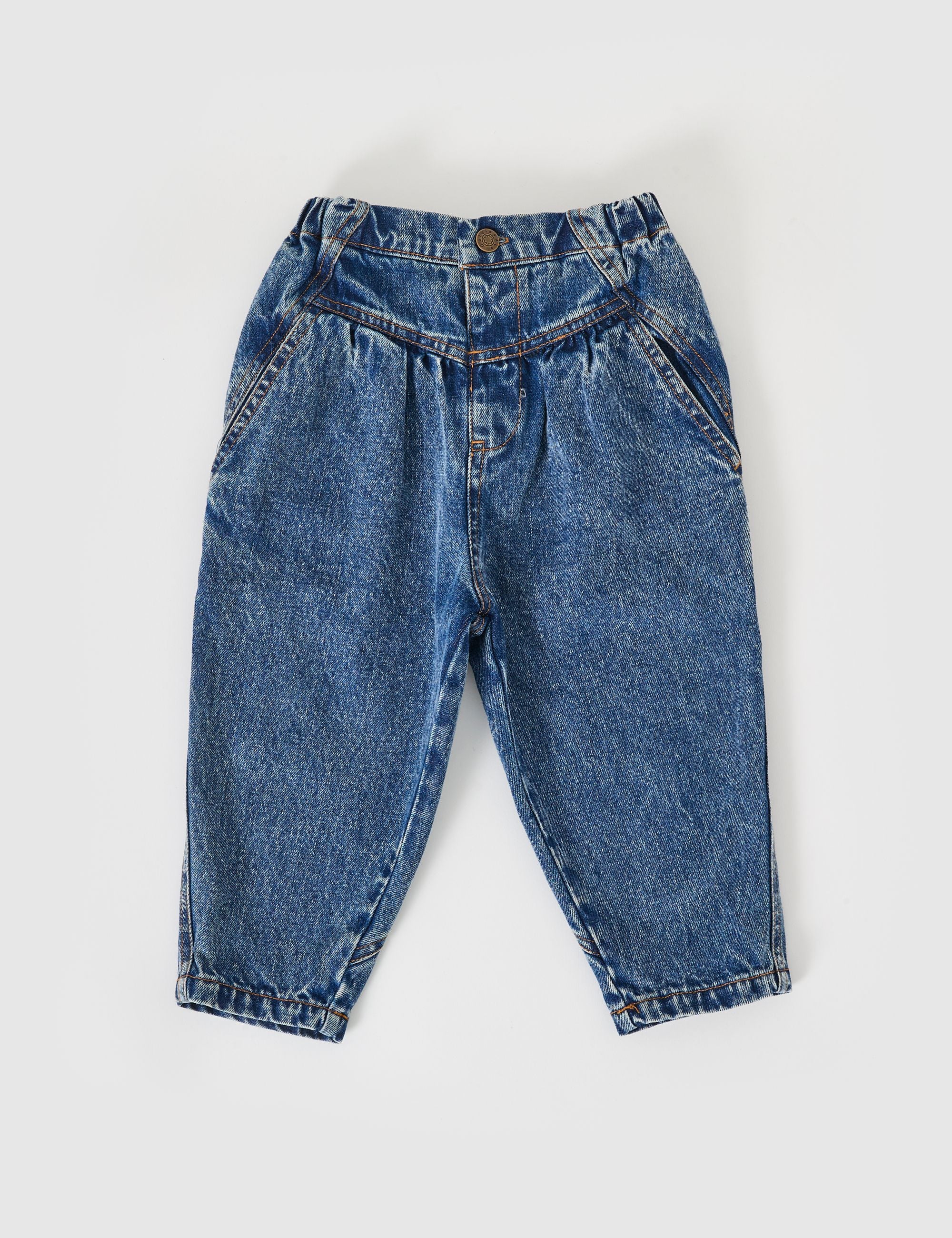 goldie + ace nora denim pant - dark denim