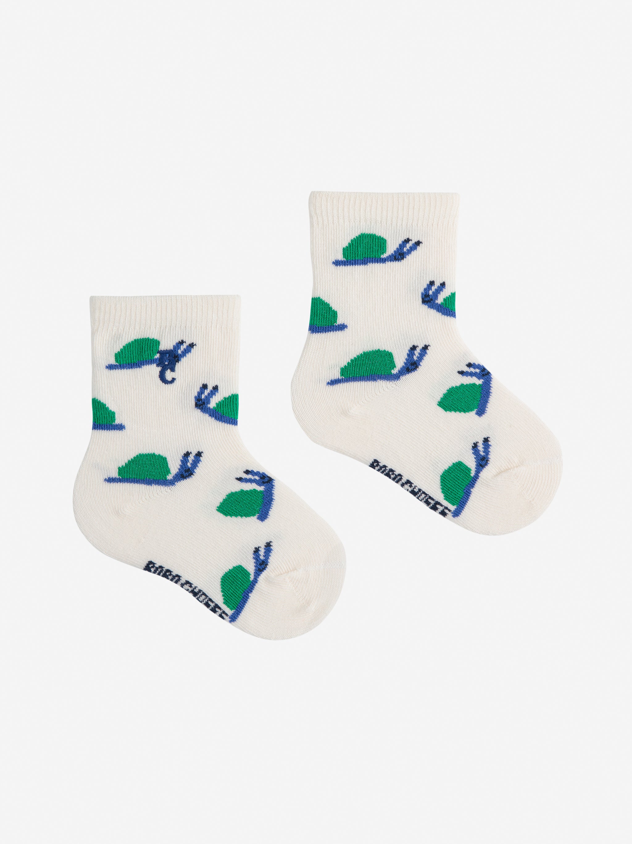 bobo choses baby funny snail all over short socks