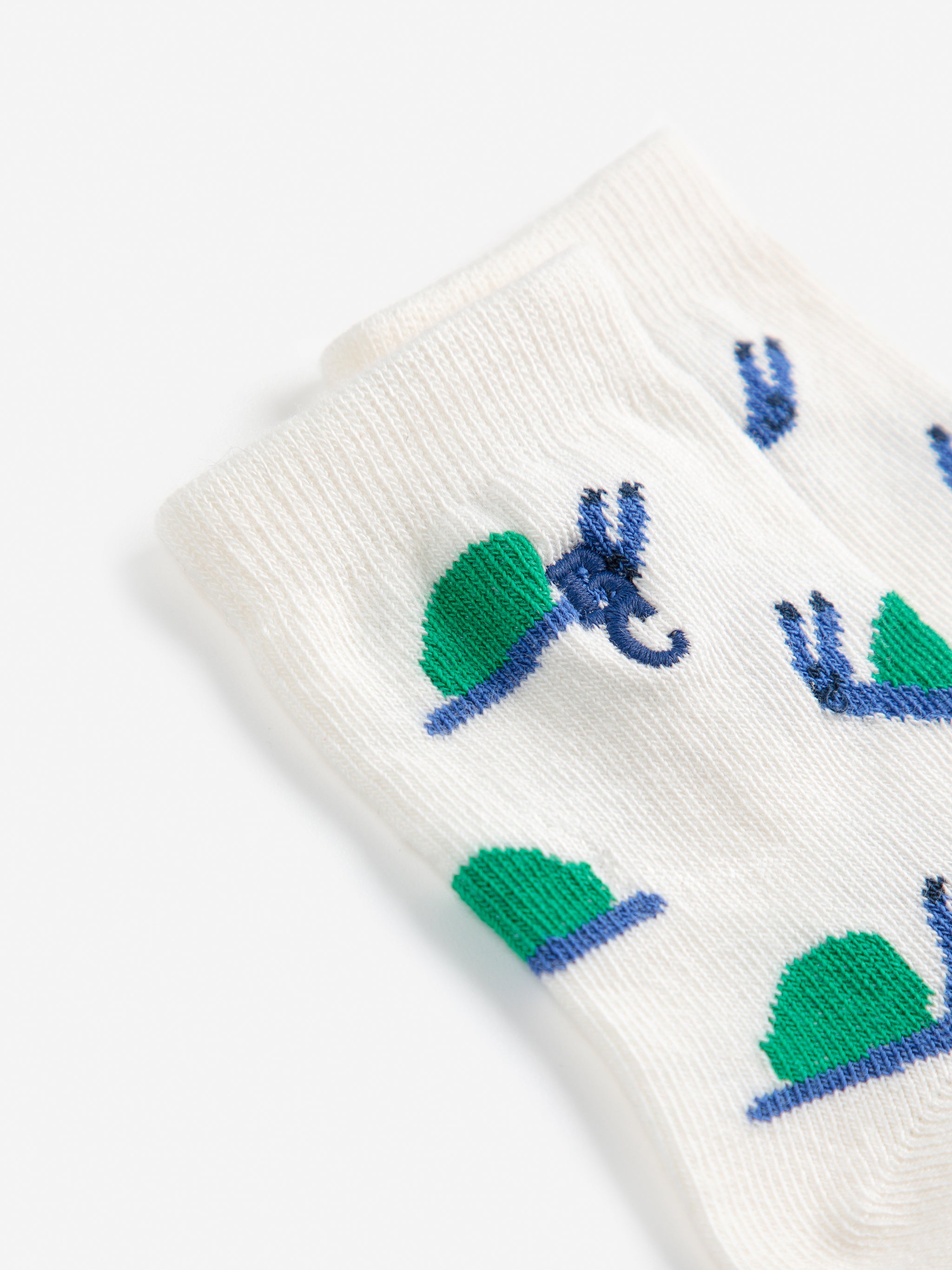 bobo choses baby funny snail all over short socks