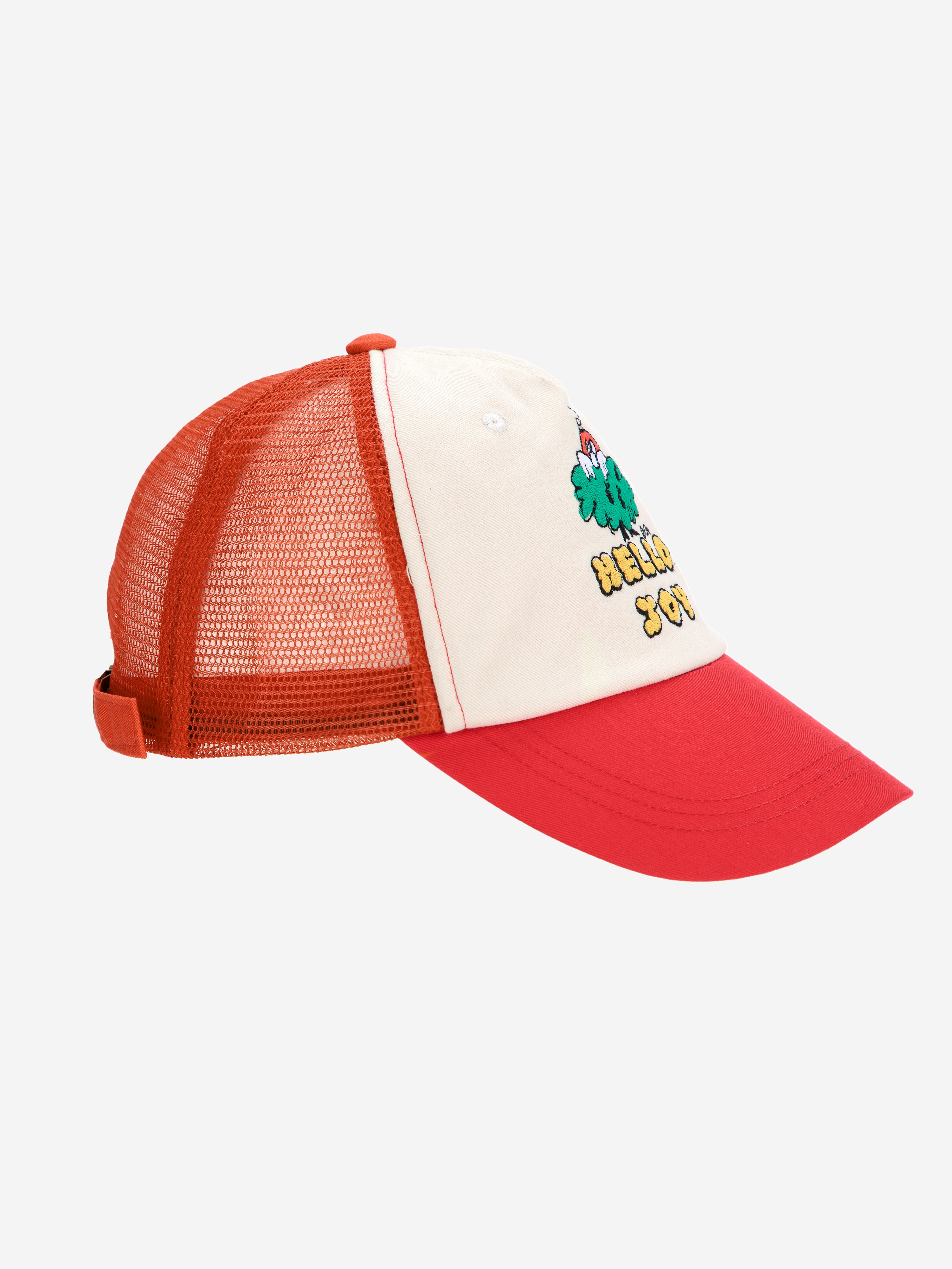 bobo choses hello joy mesh cap - red