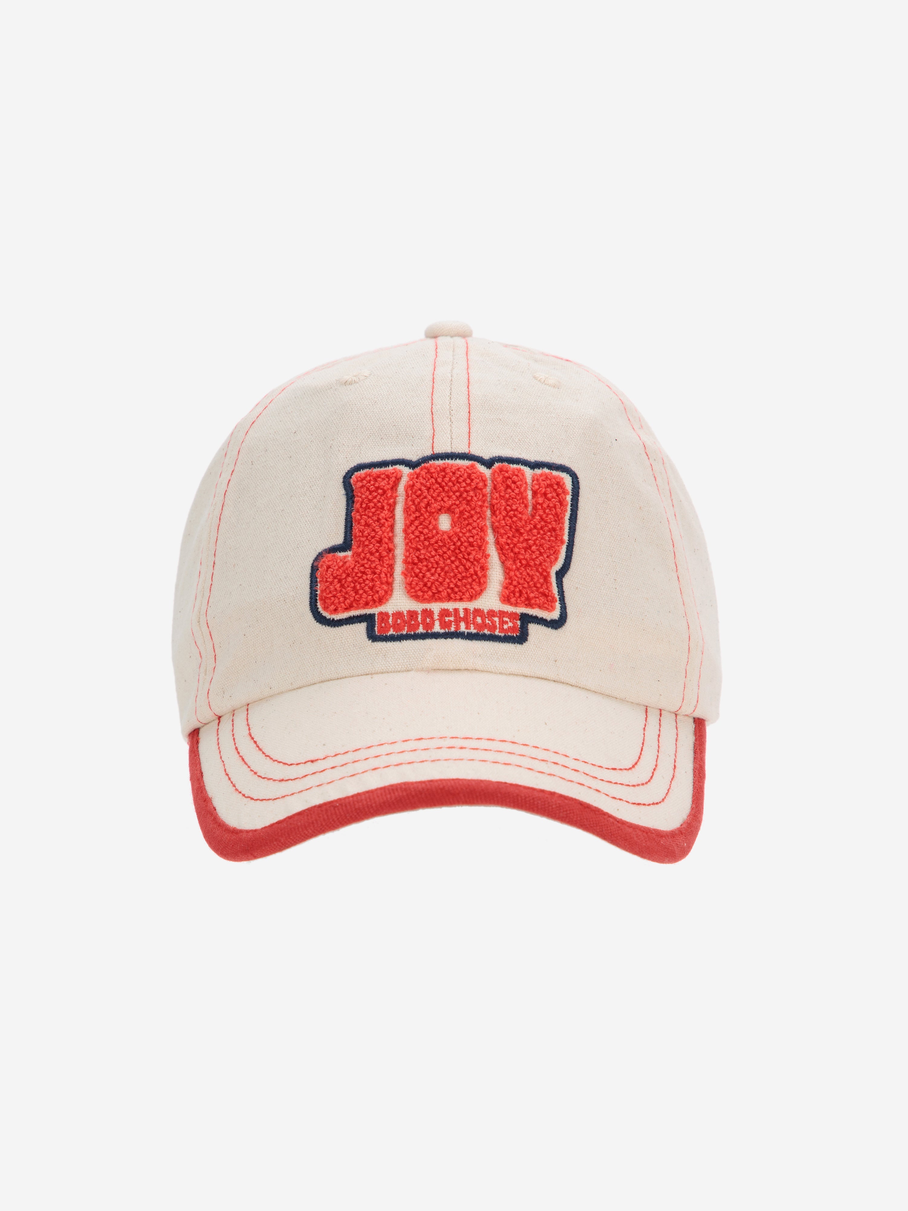 bobo choses joy patch cotton cap - offwhite