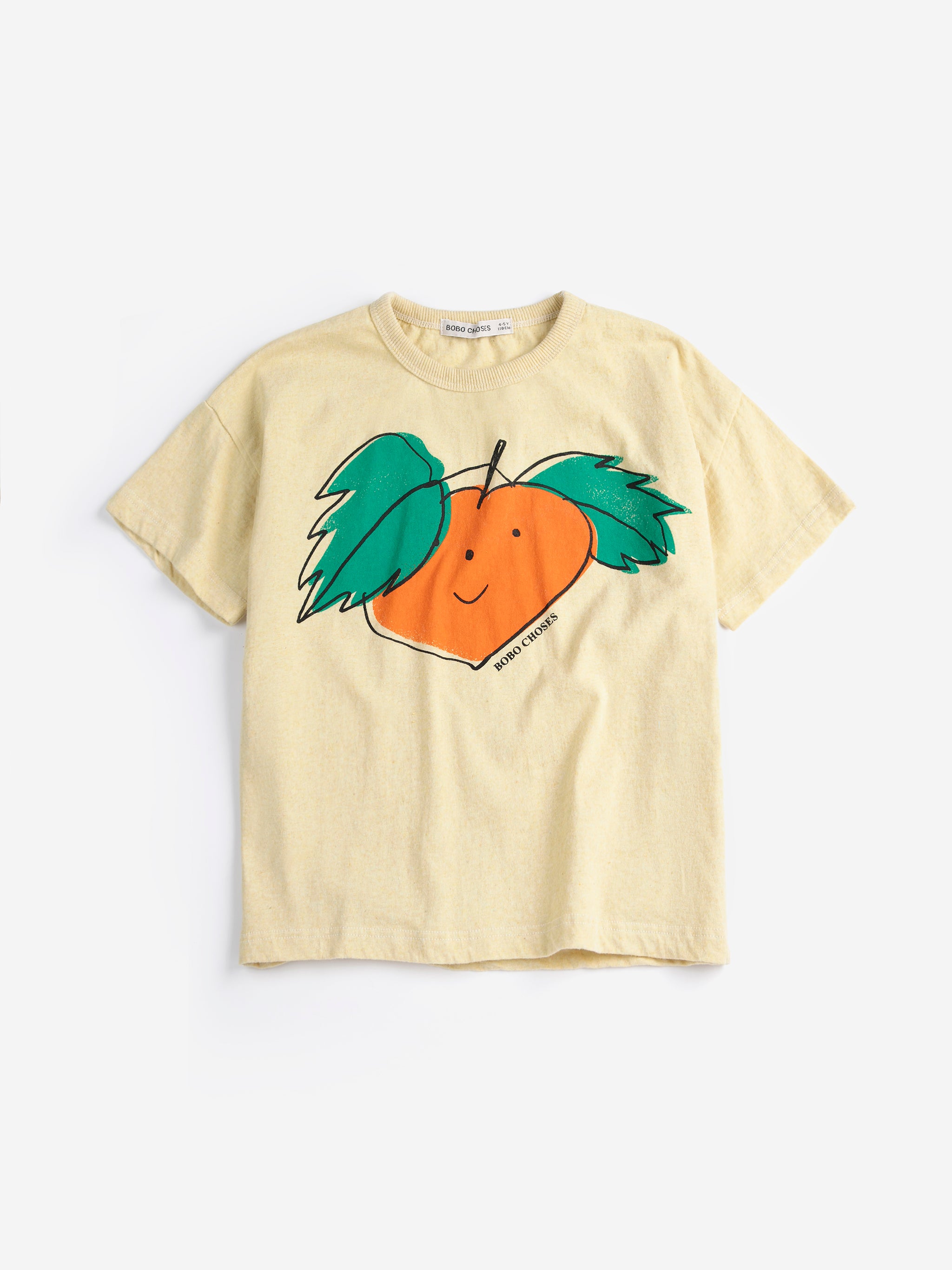 tangerine t-shirt - soft yellow