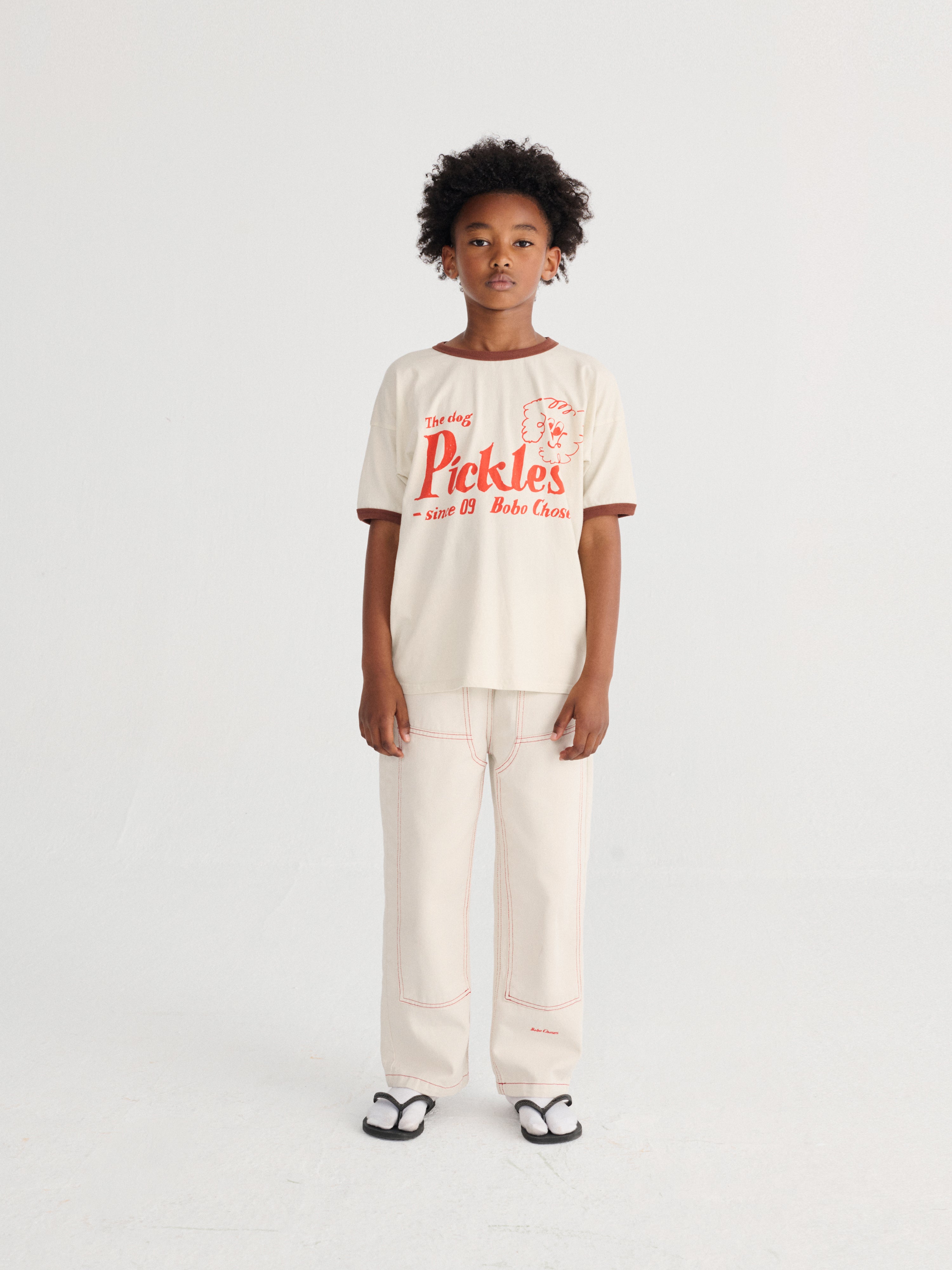 pickles the dog t-shirt - offwhite