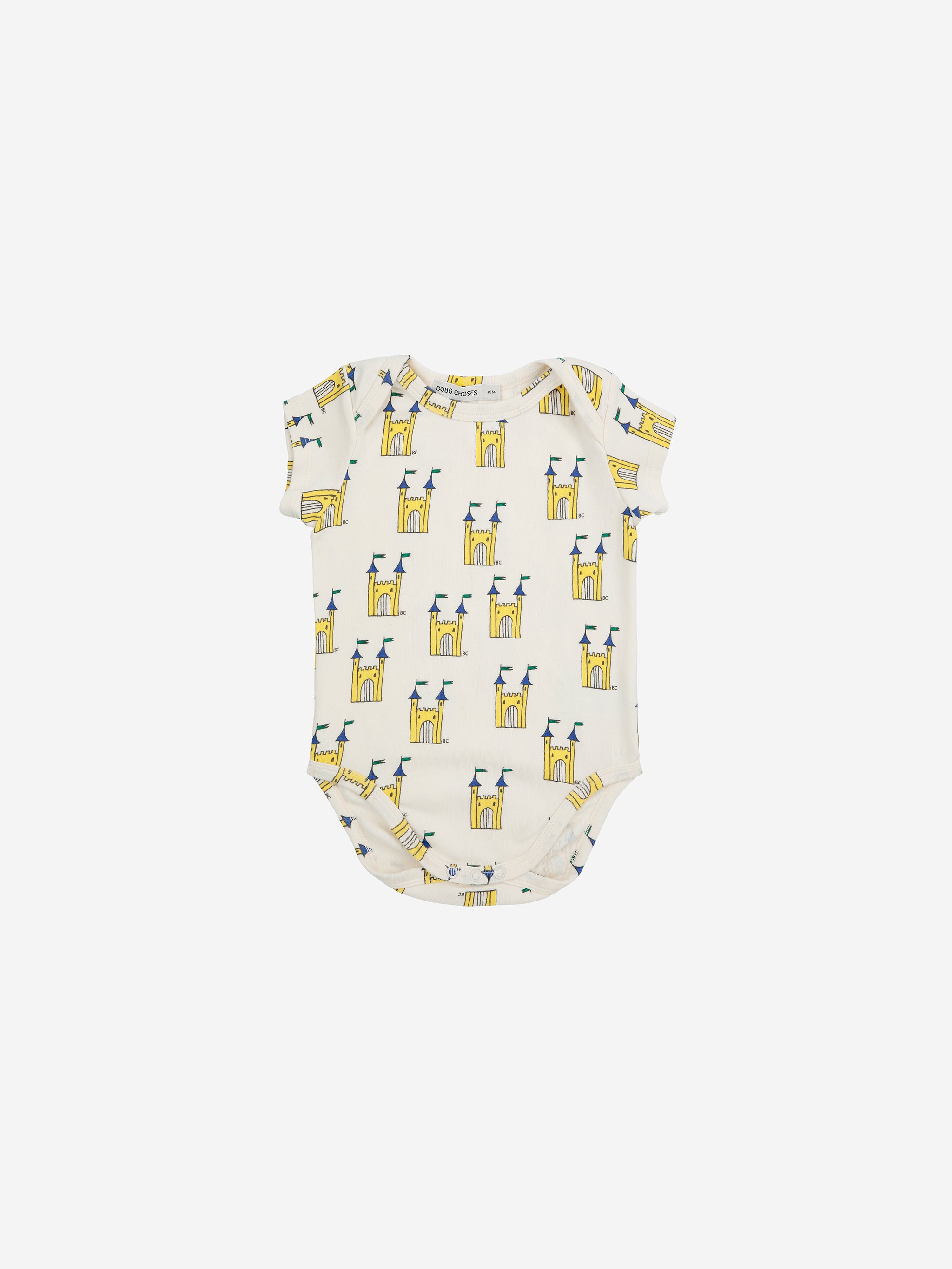 bobo choses baby faraway castle all over bodysuit