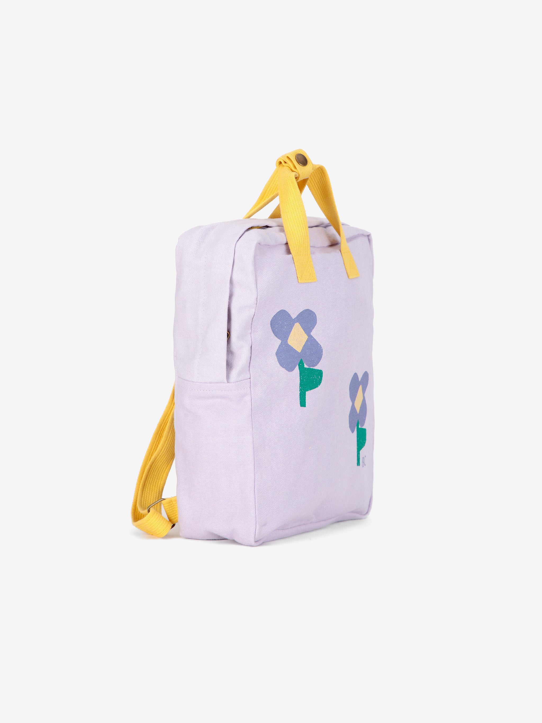 bobo choses pansy flower schoolbag - lavendar
