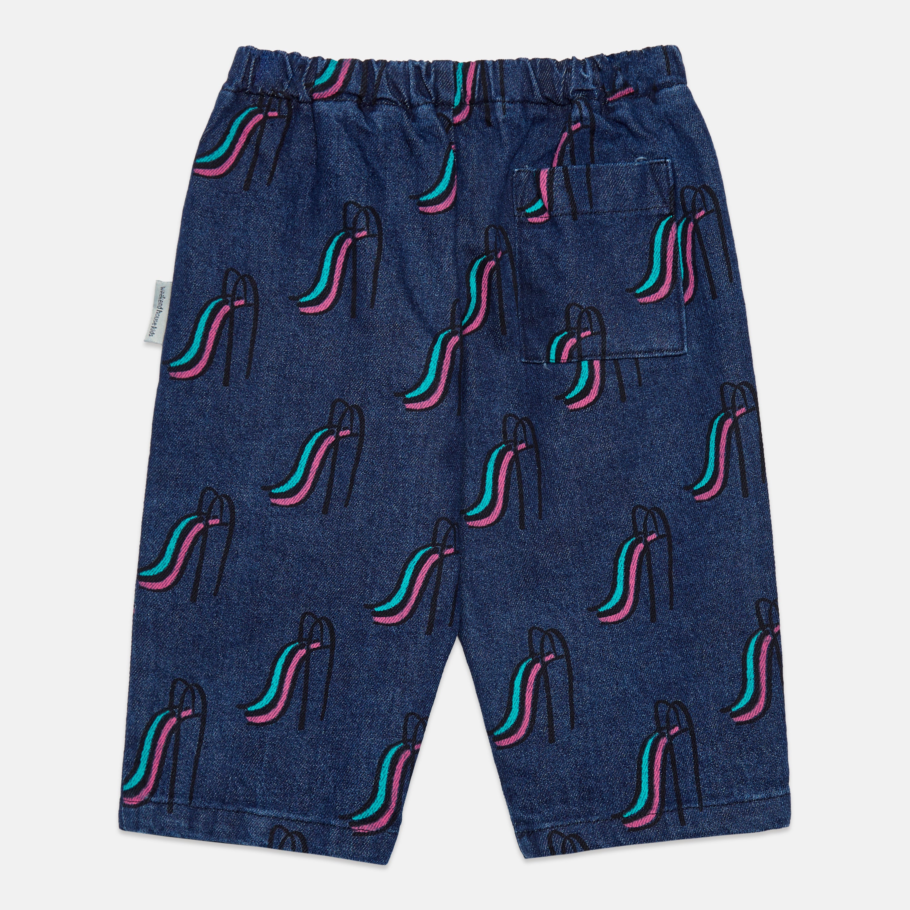 weekend house kids slides all over baby denim pants
