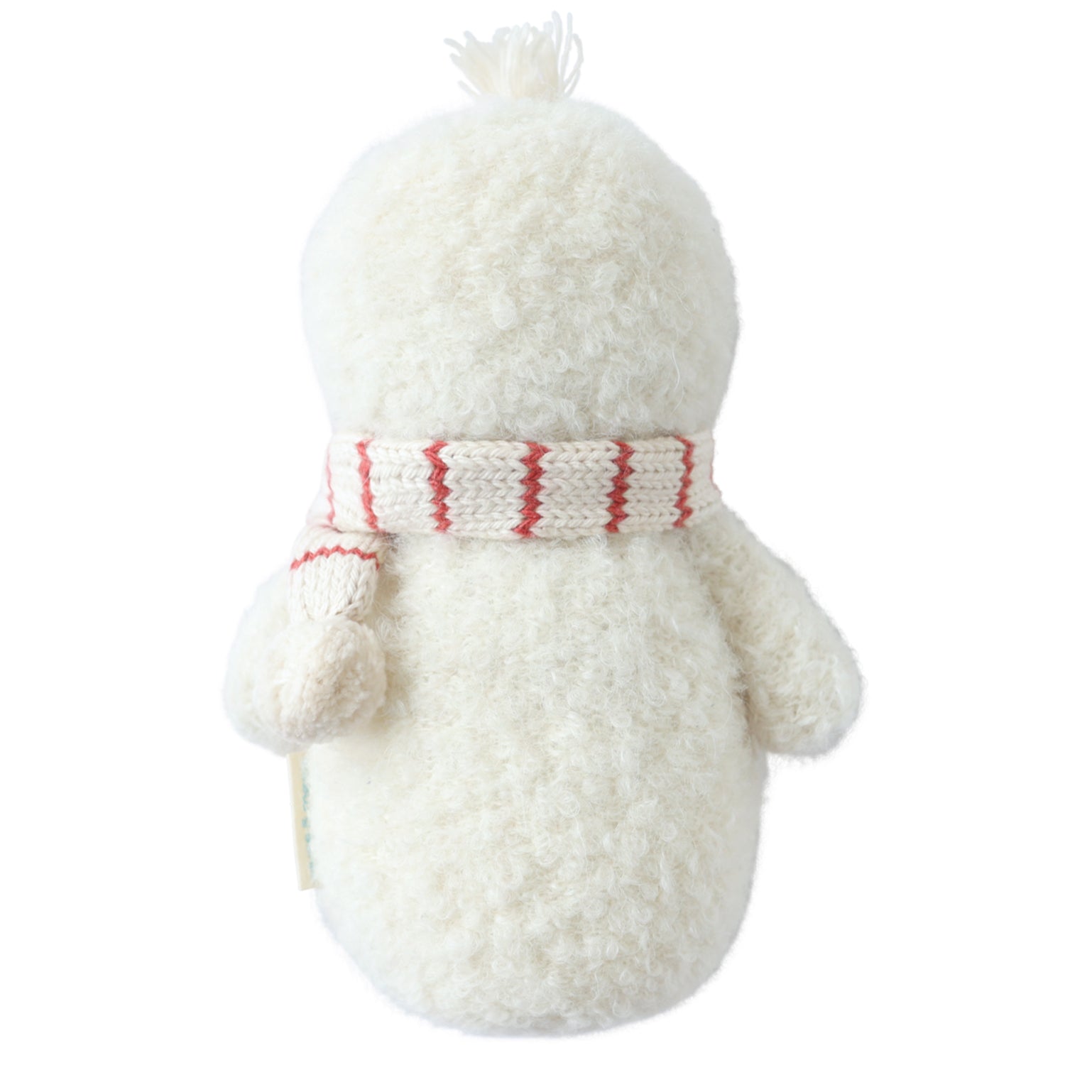 cuddle + kind baby holiday snowman - candy cane