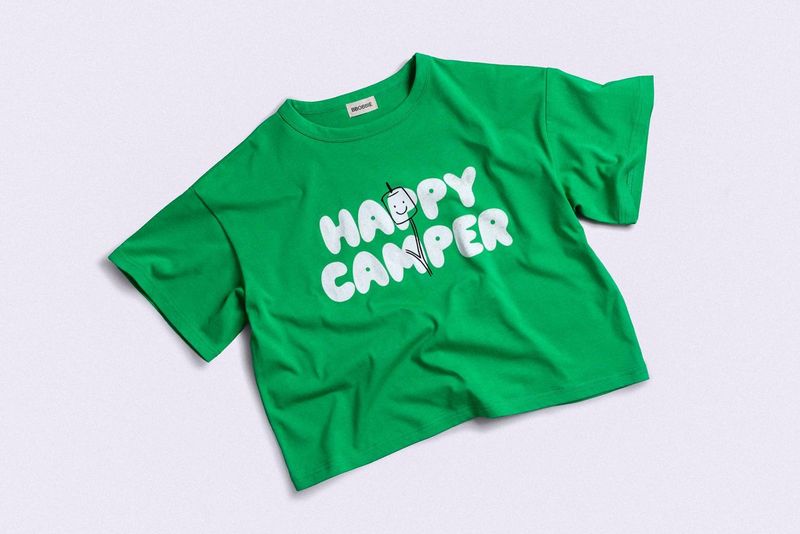 bbobbie the happy camper tee - green