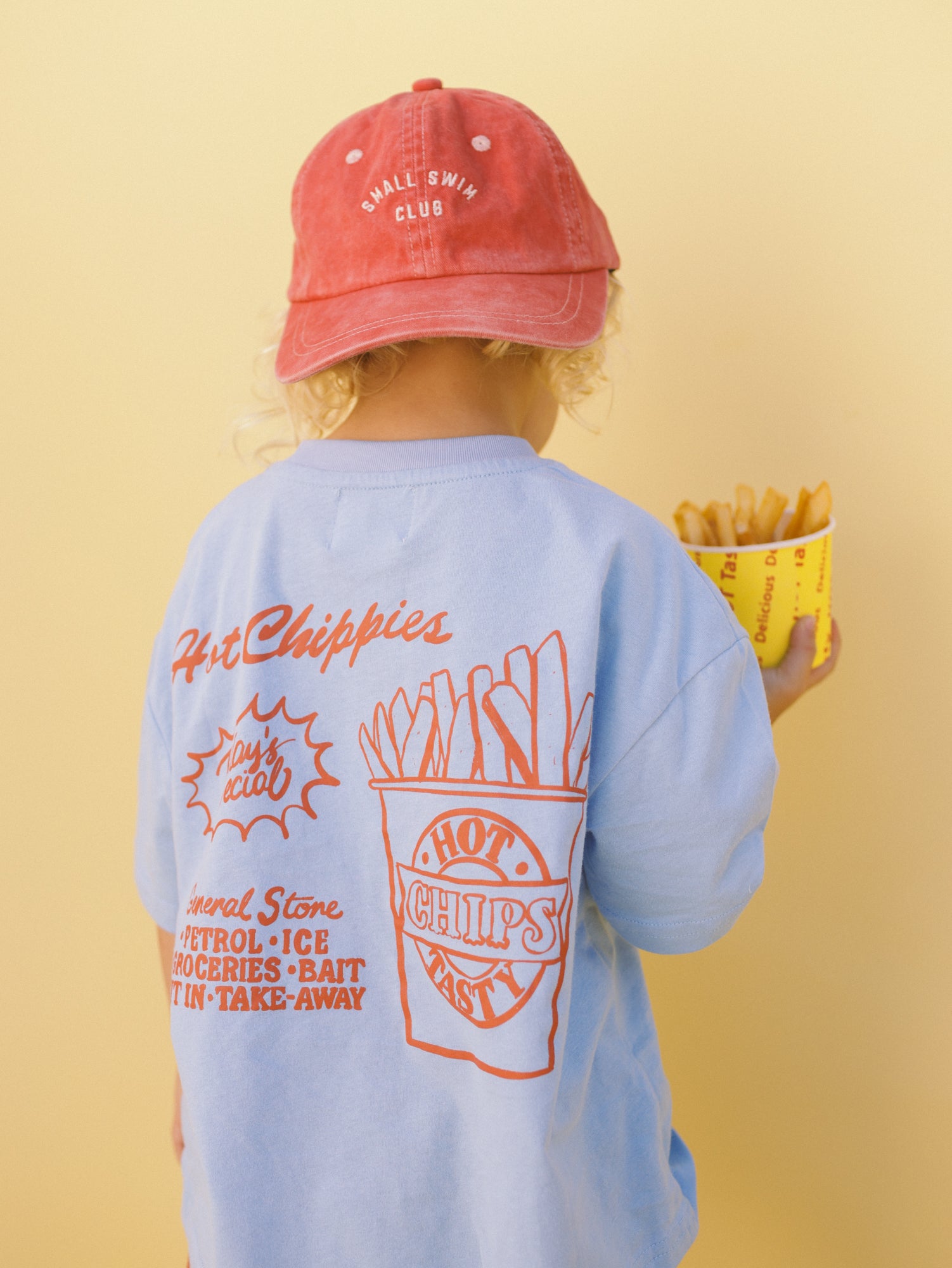 small swim club hot chippies t shirt