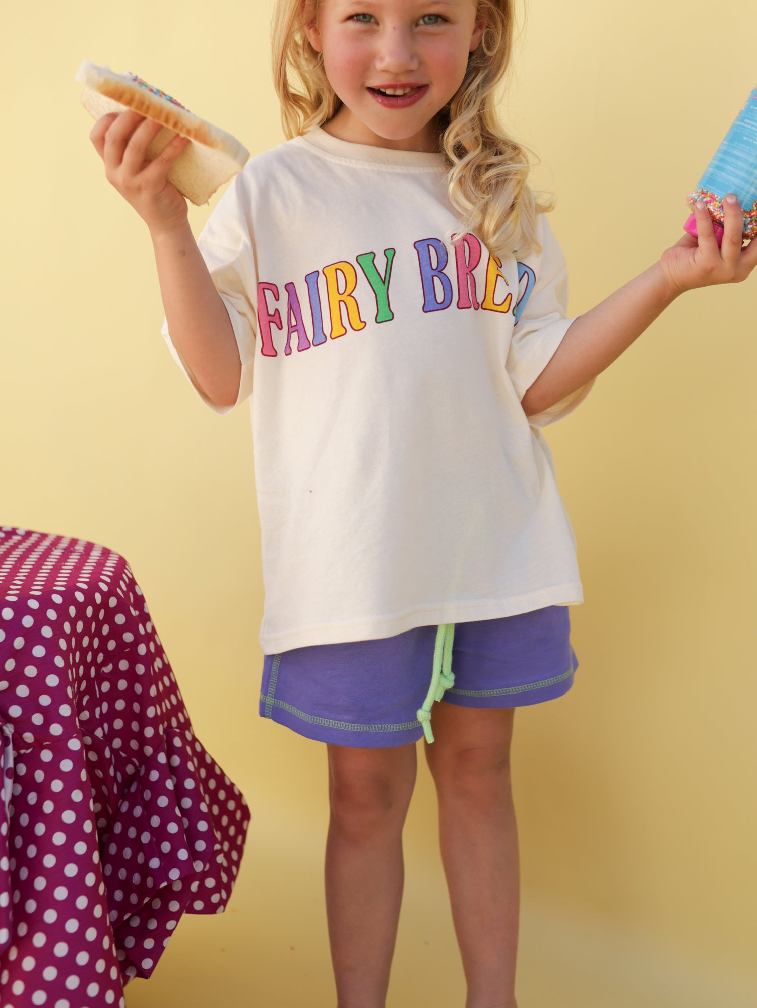 small swim club fairy bread t shirt