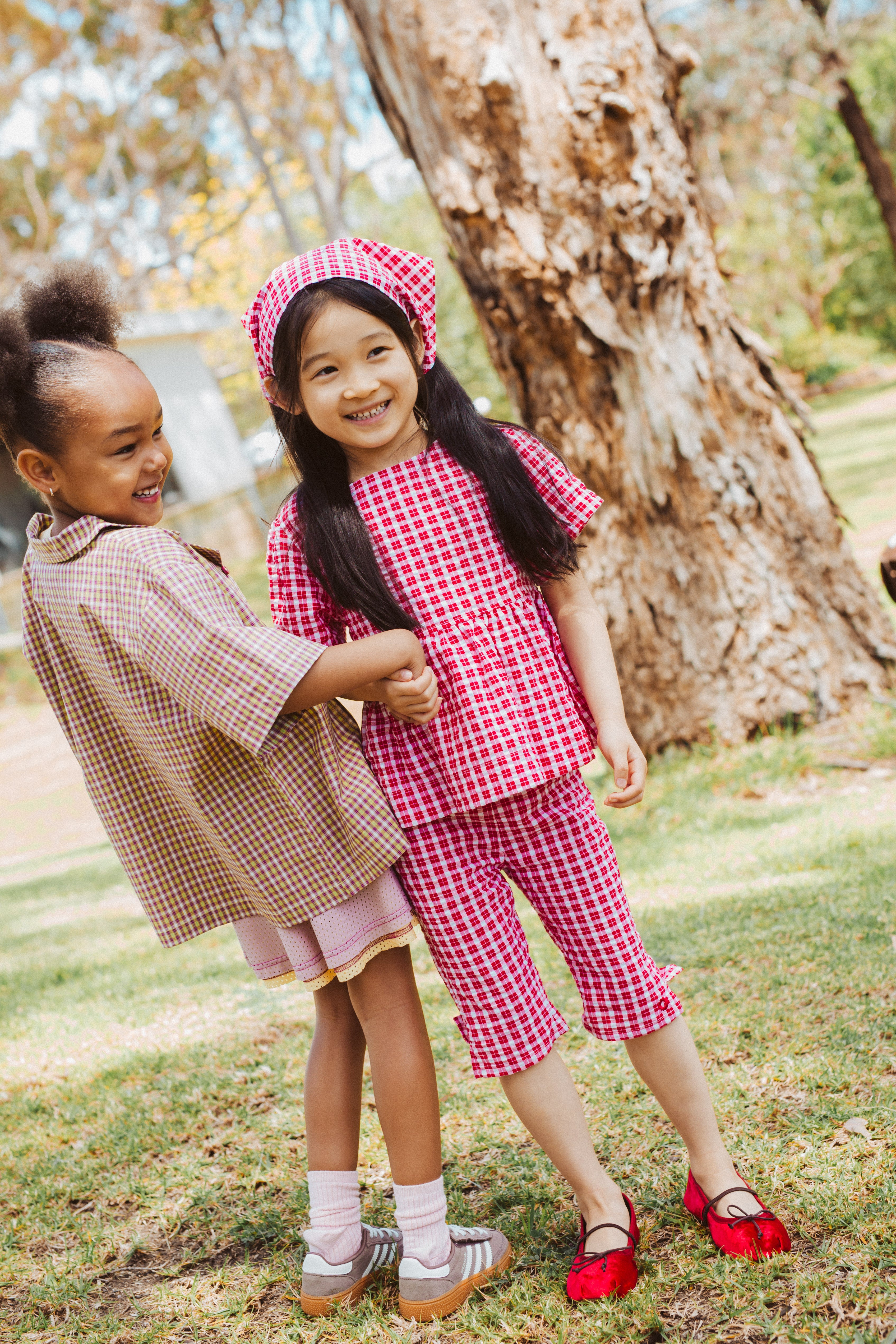 cubby poppy capri - ruby check