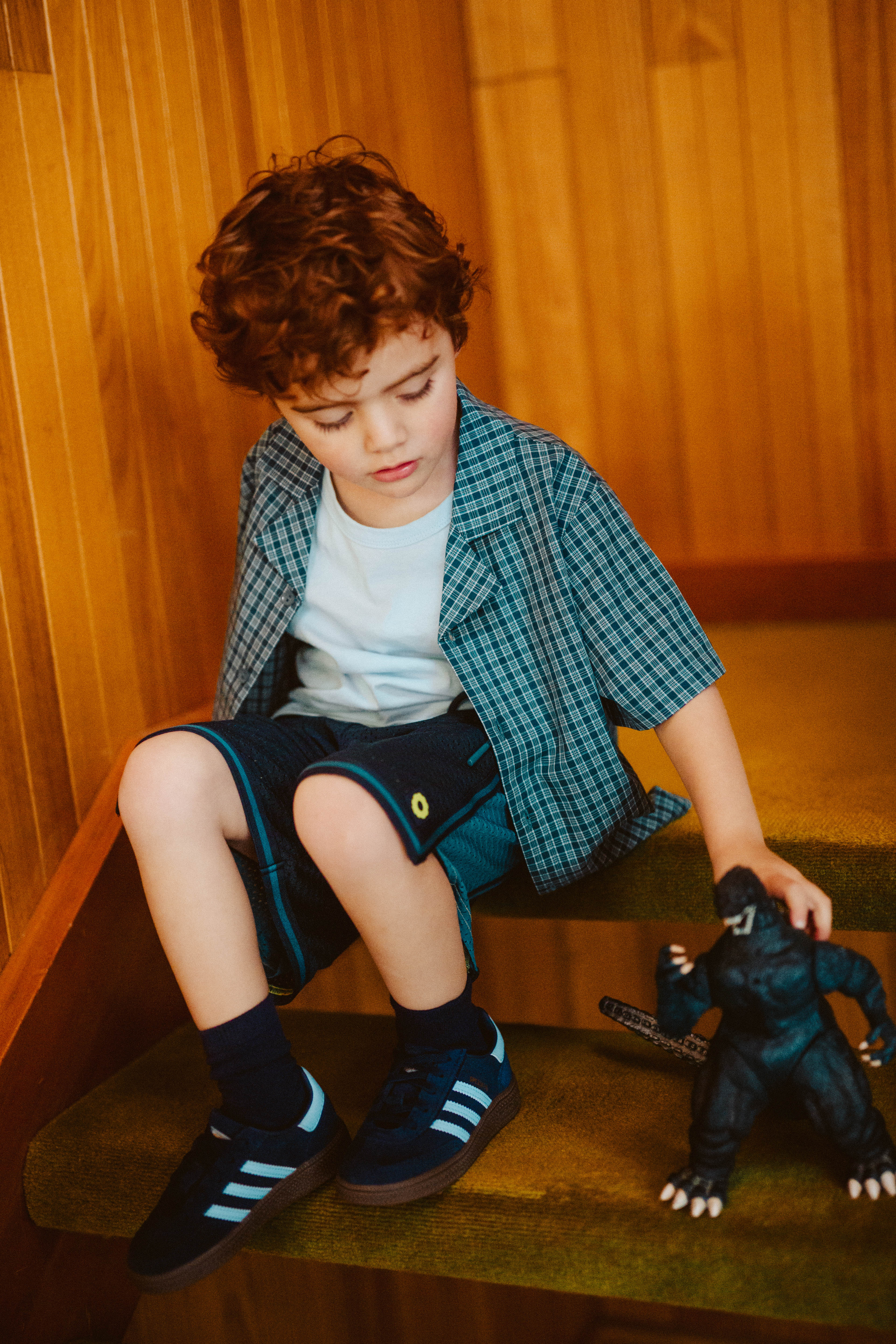 cubby frankie shirt - stormy check